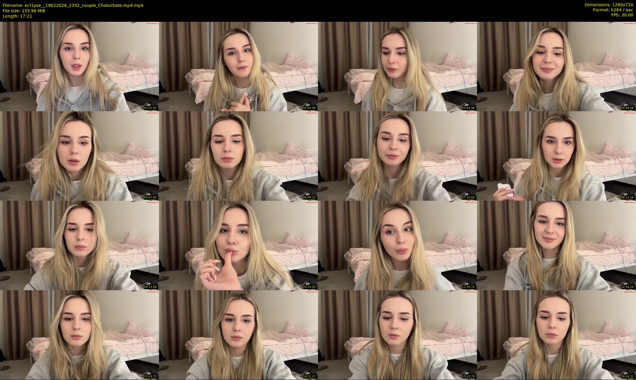 ecl1pse_ — 18 minute Chaturbate couple cam show recording, 720p, Feb 19, 2026