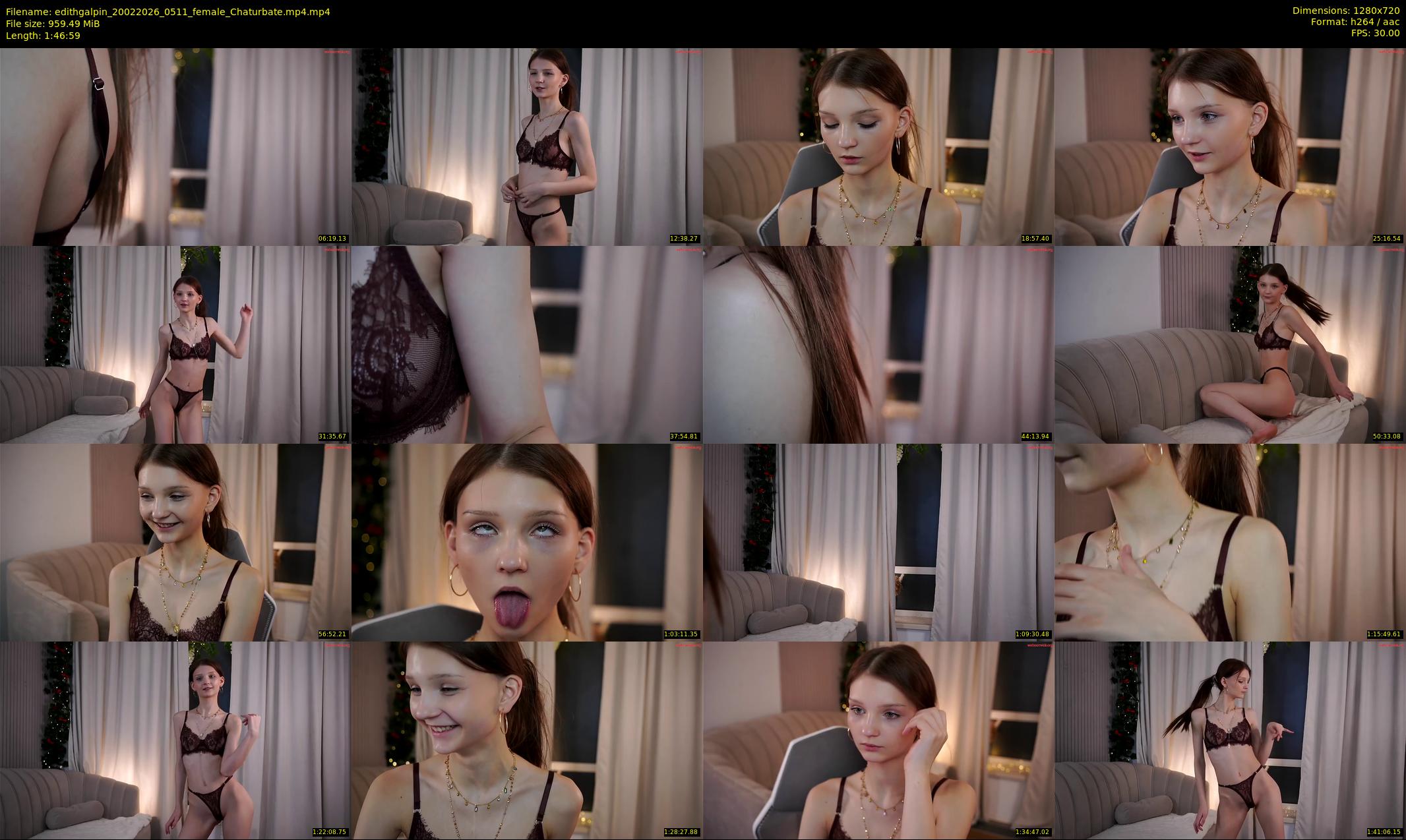 edithgalpin — 107 minute Chaturbate female cam show recording, 720p, Feb 20, 2026
