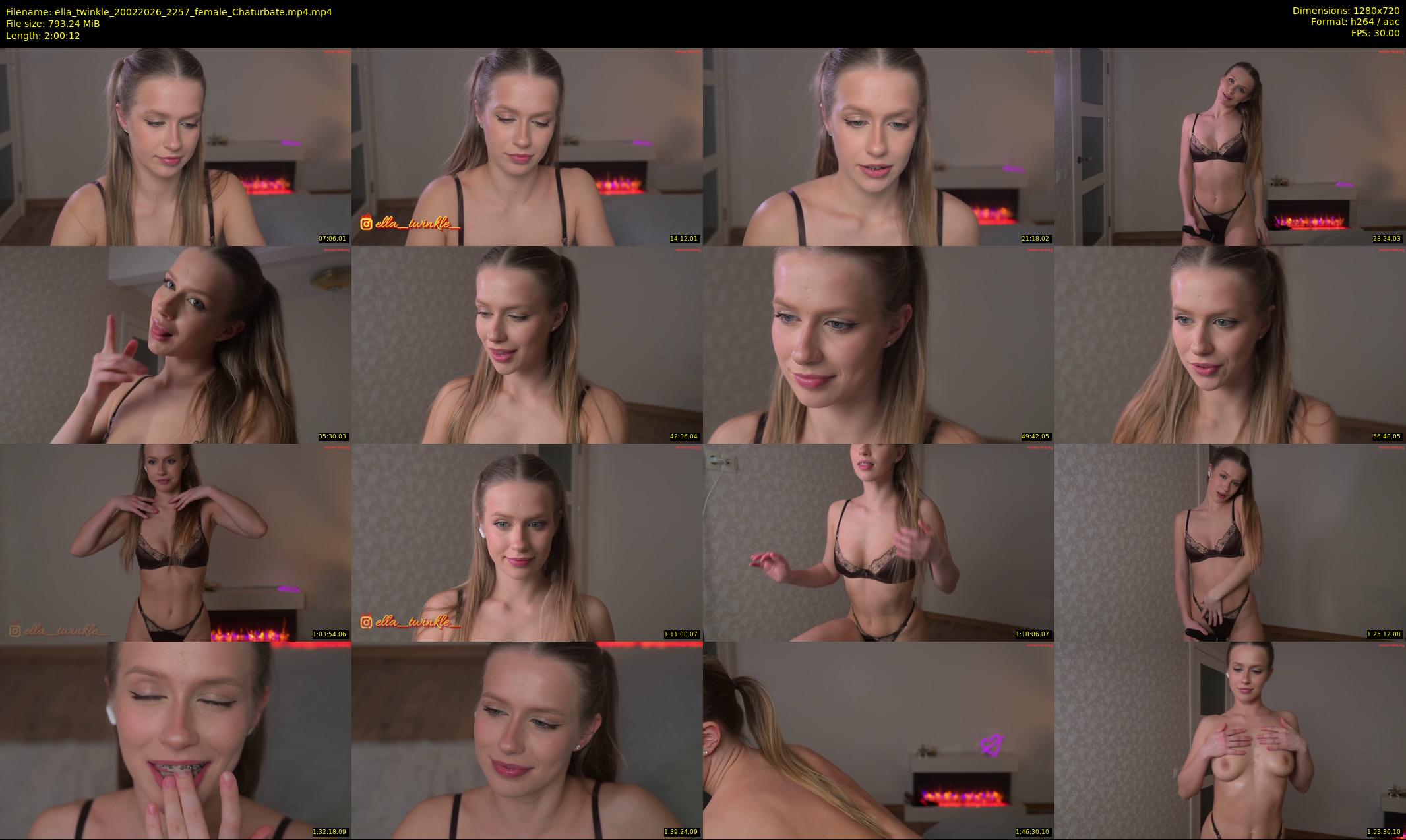 ella_twinkle — 121 minute Chaturbate female cam show recording, 720p, Feb 20, 2026