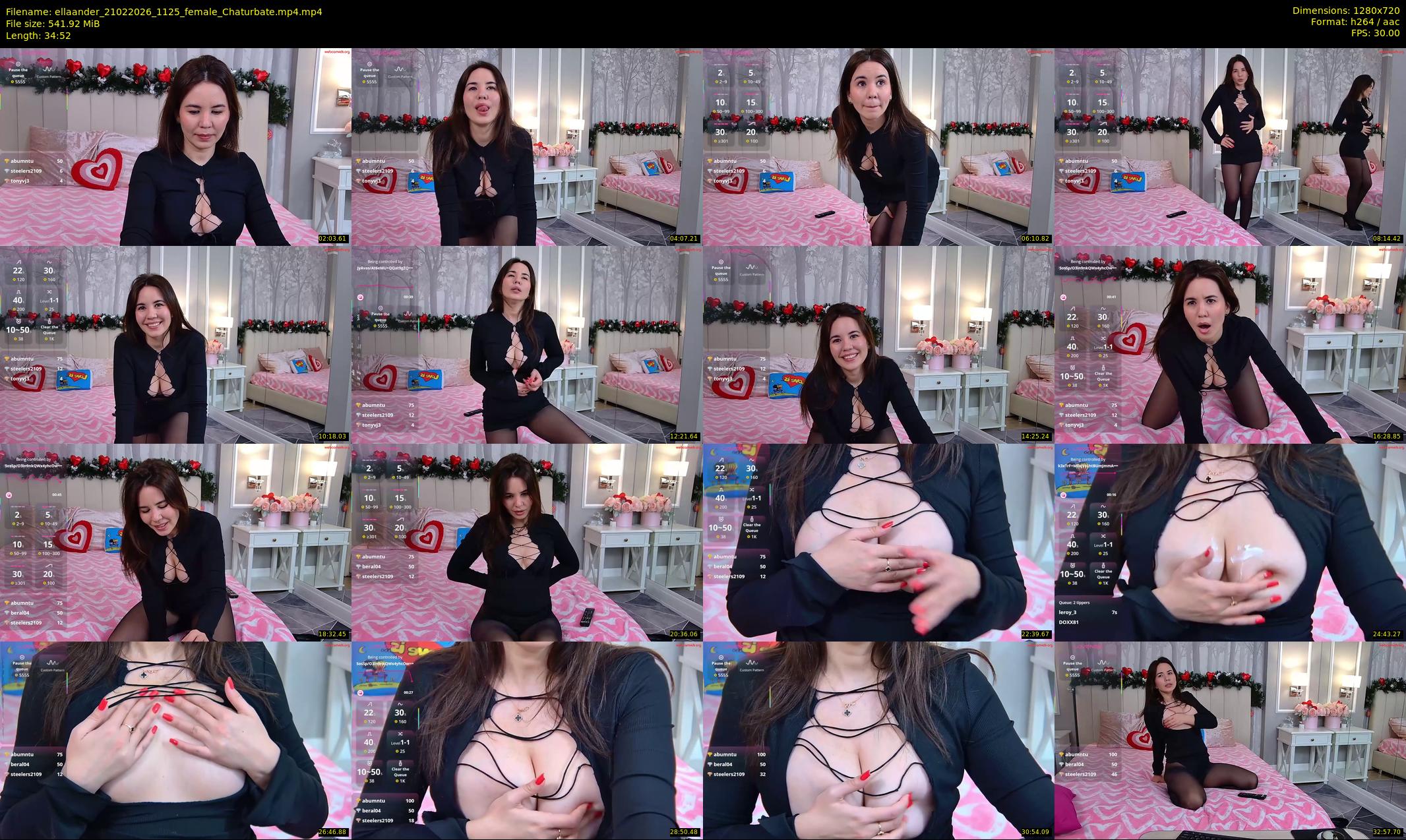ellaander — 35 minute Chaturbate female cam show recording, 720p, Feb 21, 2026