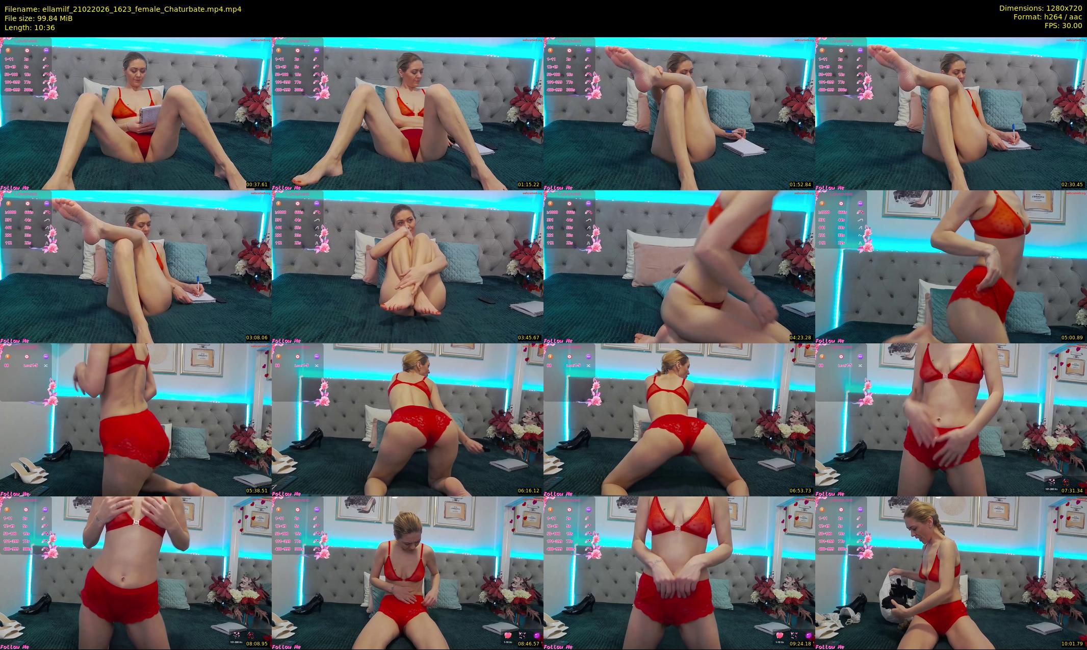 ellamilf — 11 minute Chaturbate female cam show recording, 720p, Feb 21, 2026