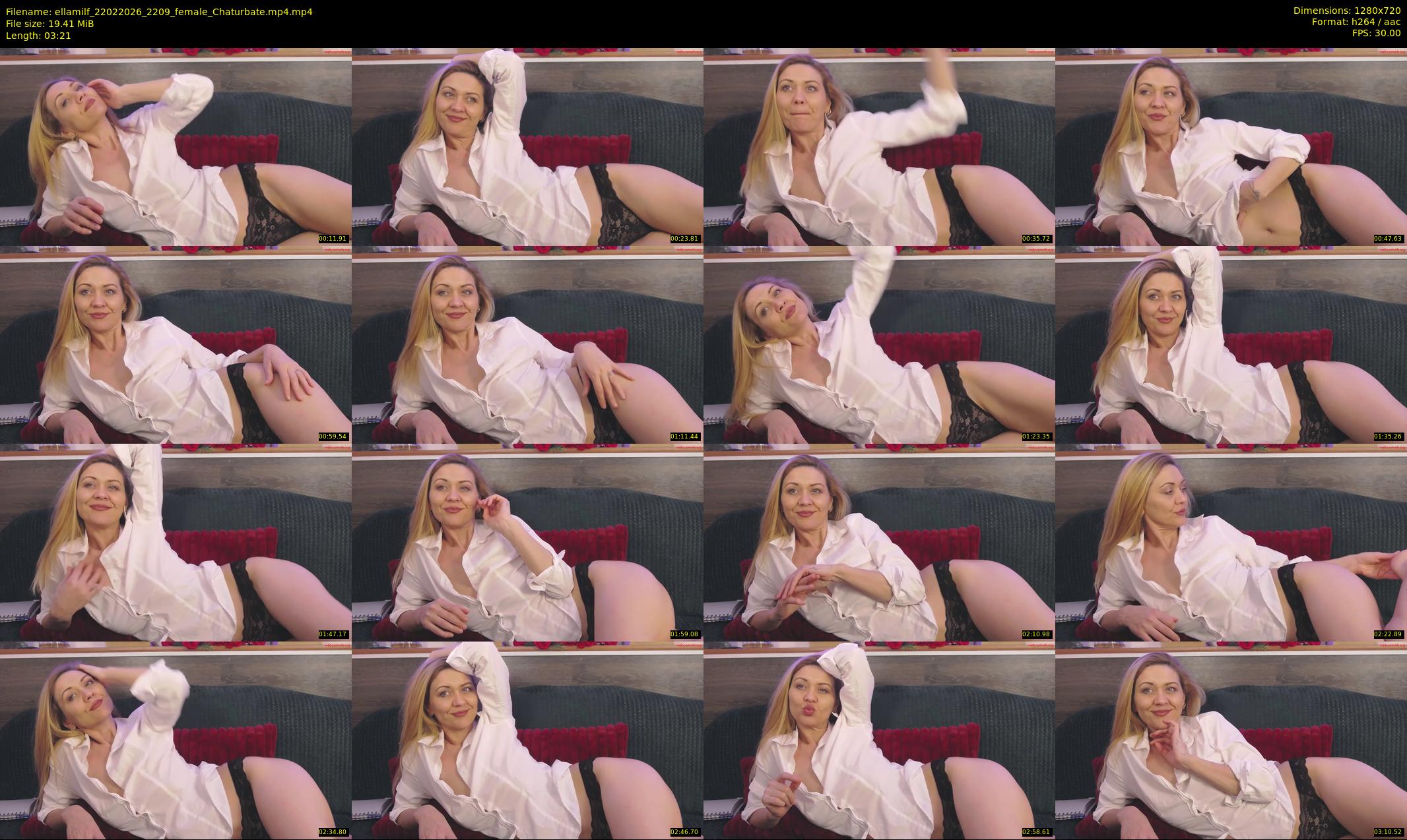 ellamilf — 4 minute Chaturbate female cam show recording, 720p, Feb 22, 2026