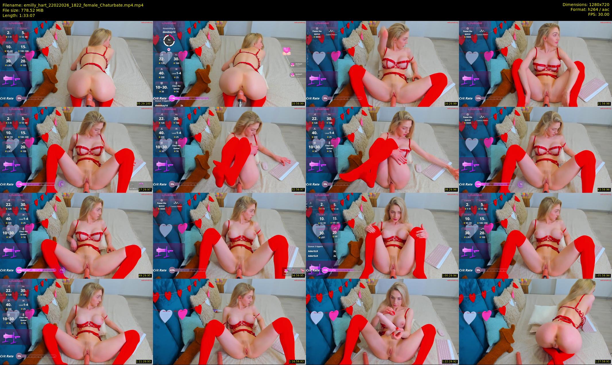 emilly_hart — 94 minute Chaturbate female cam show recording, 720p, Feb 22, 2026