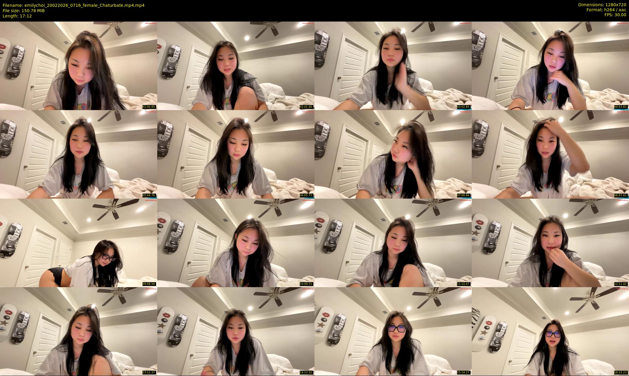 emilychoi — 18 minute Chaturbate female cam show recording, 720p, Feb 20, 2026