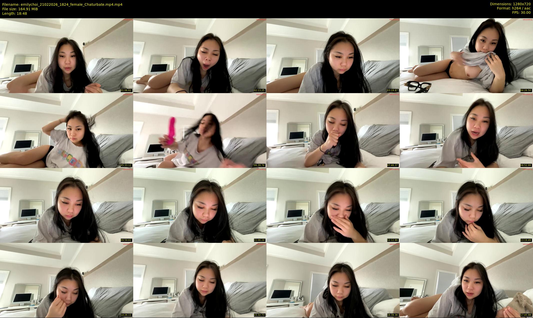 emilychoi — 19 minute Chaturbate female cam show recording, 720p, Feb 21, 2026