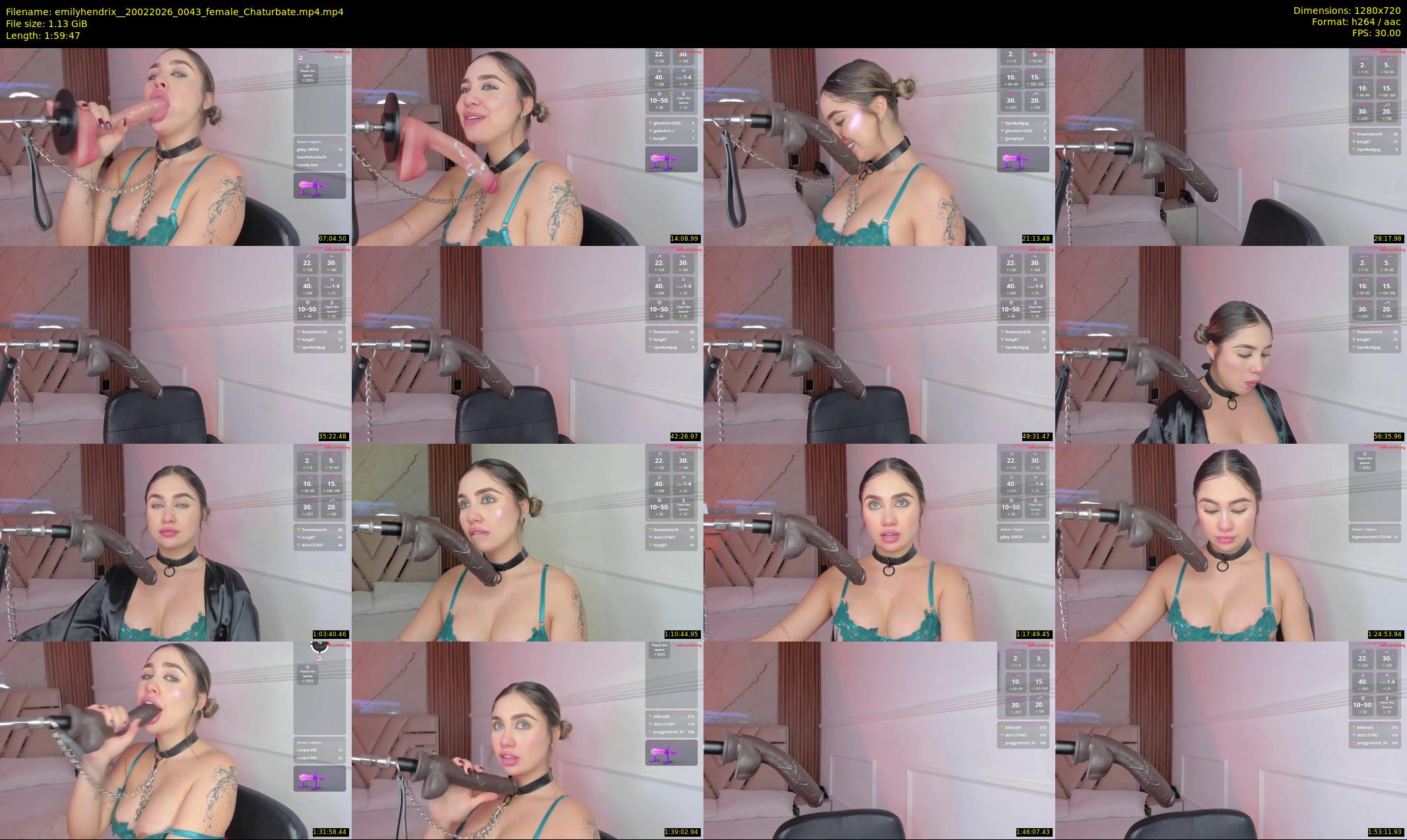 emilyhendrix_ — 120 minute Chaturbate couple cam show recording, 720p, Feb 20, 2026
