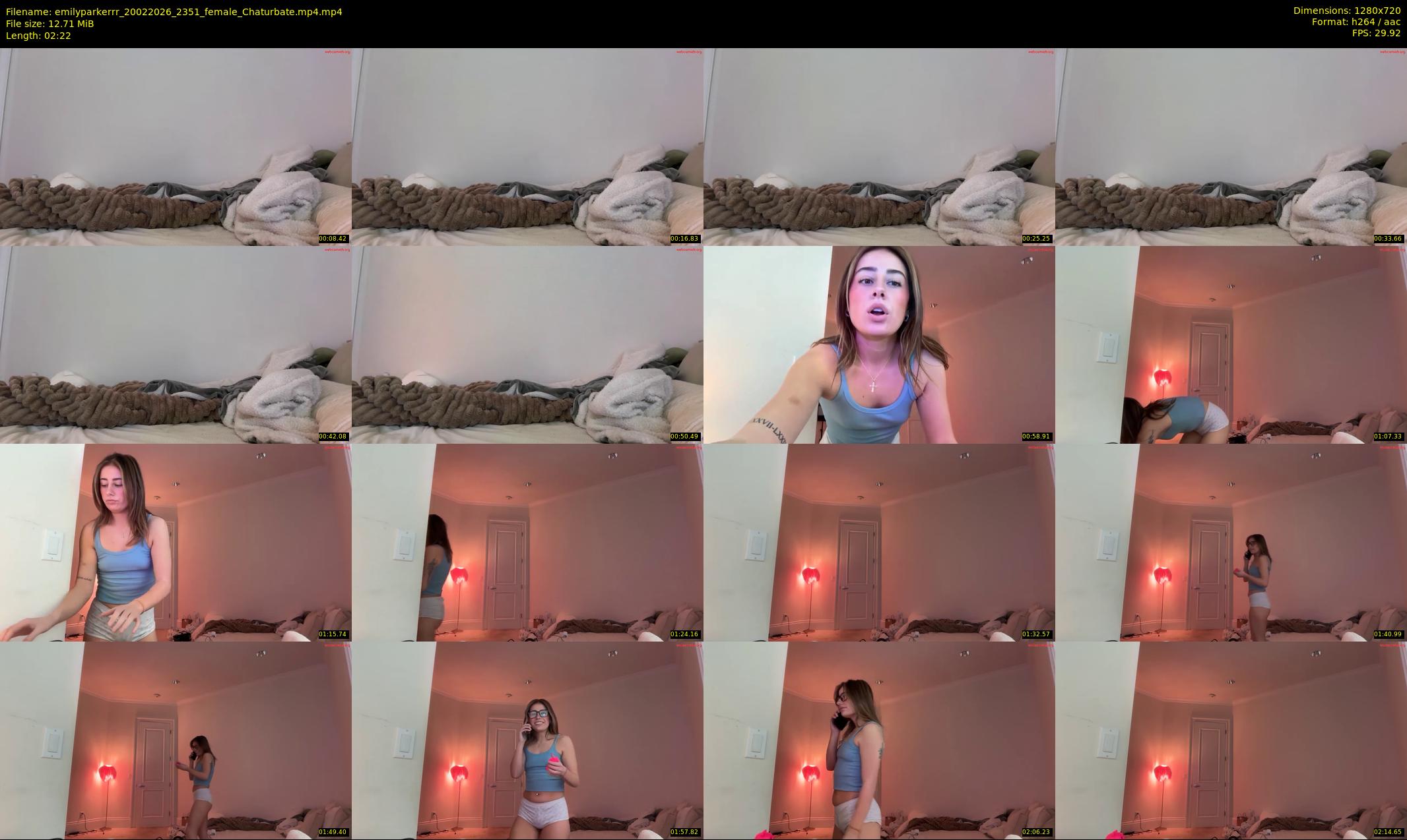 emilyparkerrr — 3 minute Chaturbate female cam show recording, 720p, Feb 20, 2026