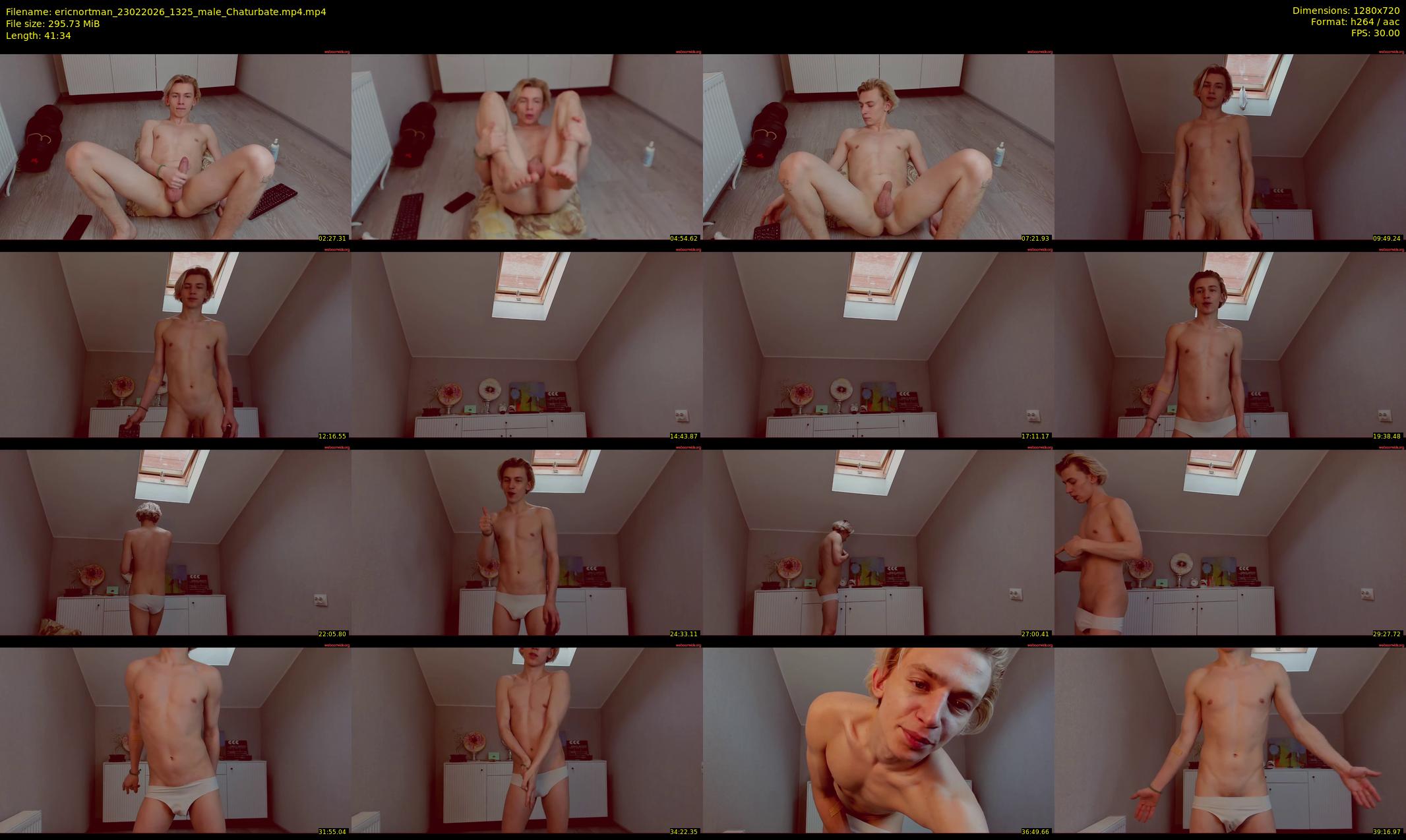 ericnortman — 42 minute Chaturbate male cam show recording, 720p, Feb 23, 2026