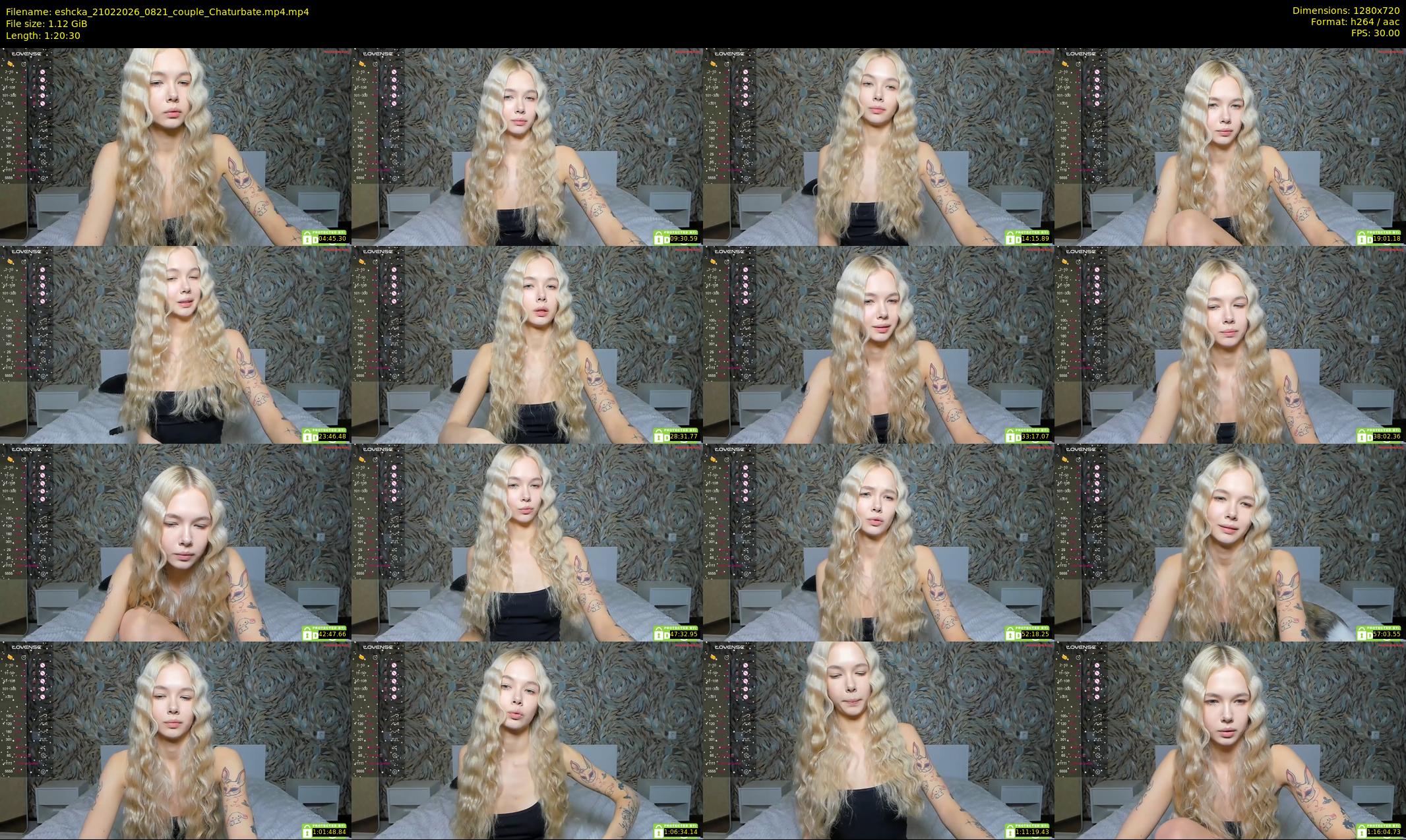 eshcka — 81 minute Chaturbate couple cam show recording, 720p, Feb 21, 2026