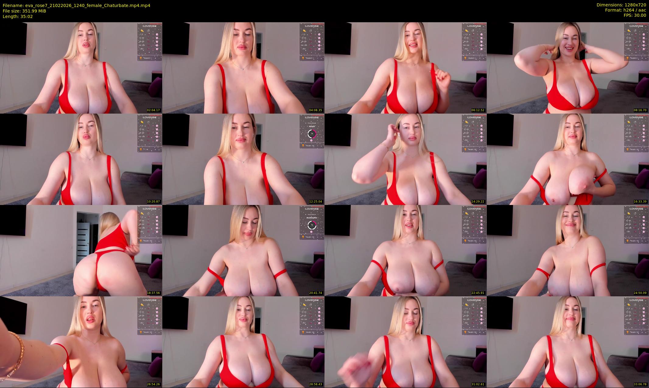eva_rose7 — 36 minute Chaturbate female cam show recording, 720p, Feb 21, 2026