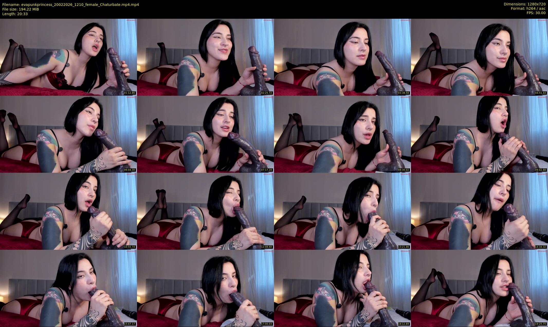 evapunkprincess — 21 minute Chaturbate female cam show recording, 720p, Feb 20, 2026