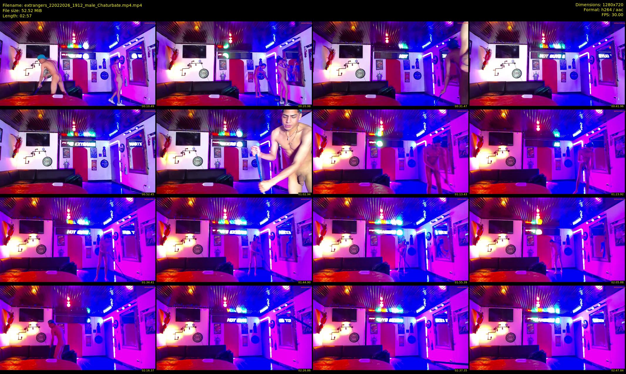extrangers — 3 minute Chaturbate male cam show recording, 720p, Feb 22, 2026