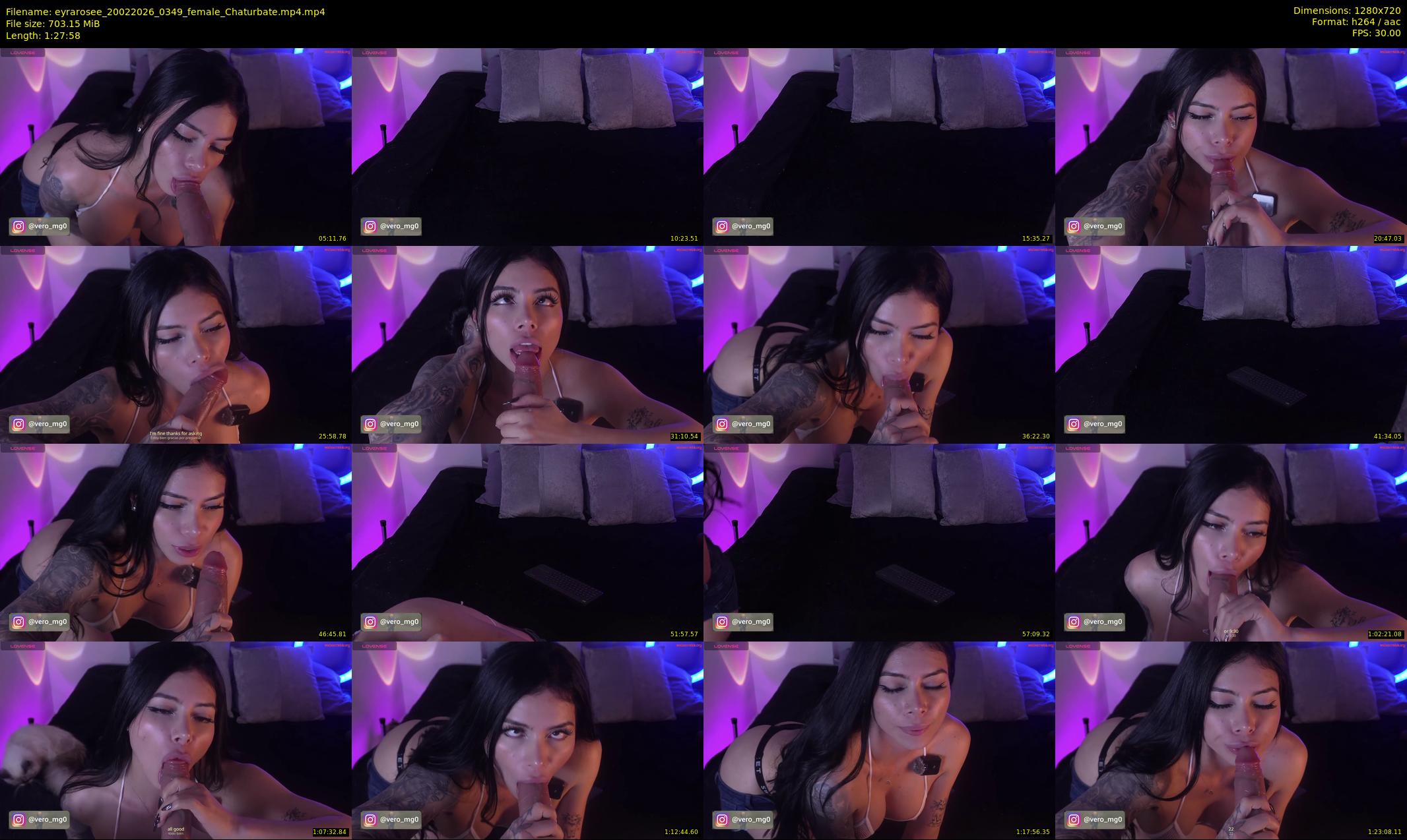 eyrarosee — 88 minute Chaturbate female cam show recording, 720p, Feb 20, 2026