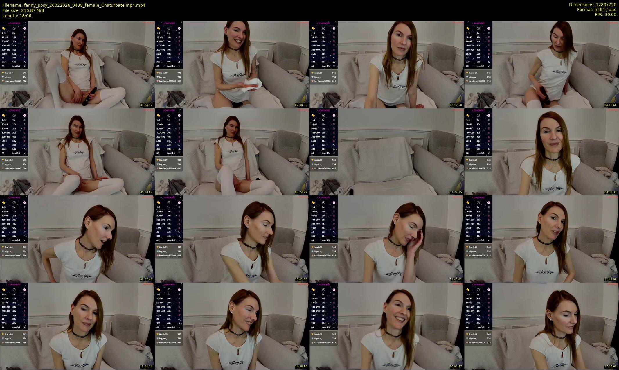fanny_posy — 19 minute Chaturbate female cam show recording, 720p, Feb 20, 2026