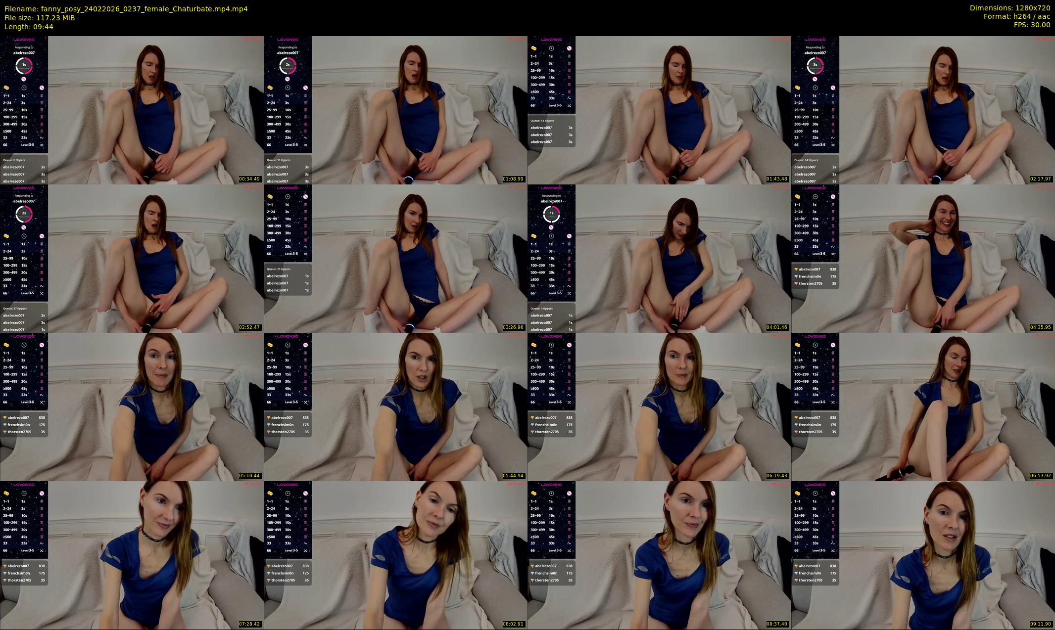 fanny_posy — 10 minute Chaturbate female cam show recording, 720p, Feb 24, 2026