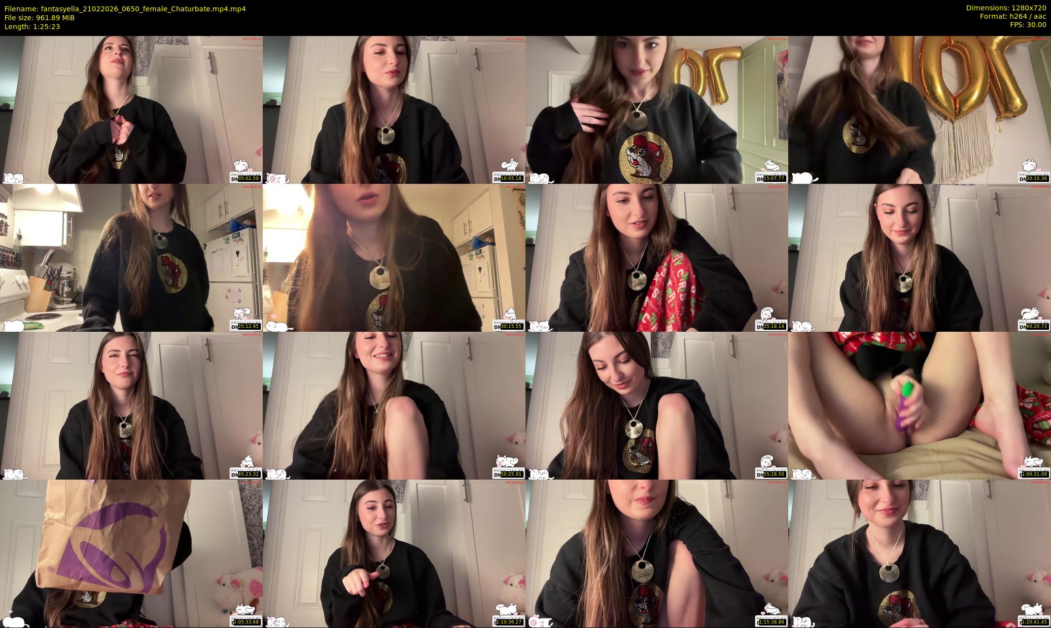 fantasyella — 86 minute Chaturbate female cam show recording, 720p, Feb 21, 2026