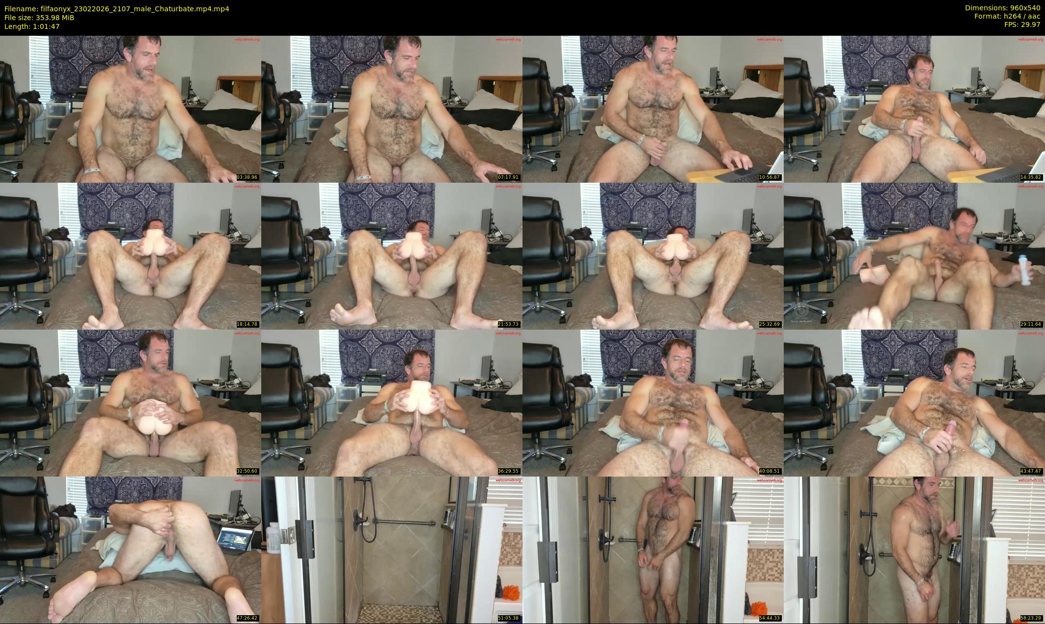 filfaonyx — 62 minute Chaturbate male cam show recording, 480p, Feb 23, 2026