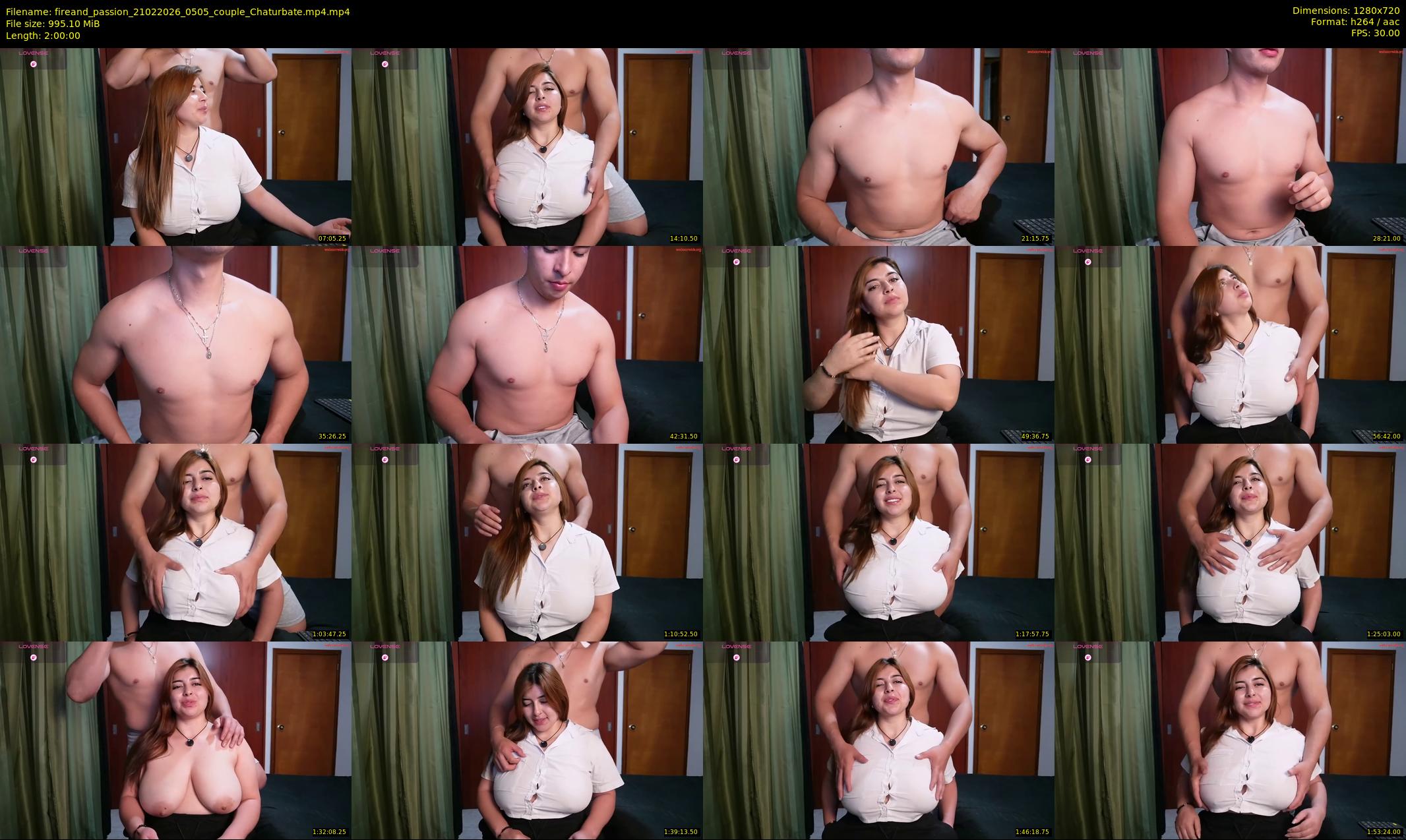 fireand_passion — 120 minute Chaturbate couple cam show recording, 720p, Feb 21, 2026