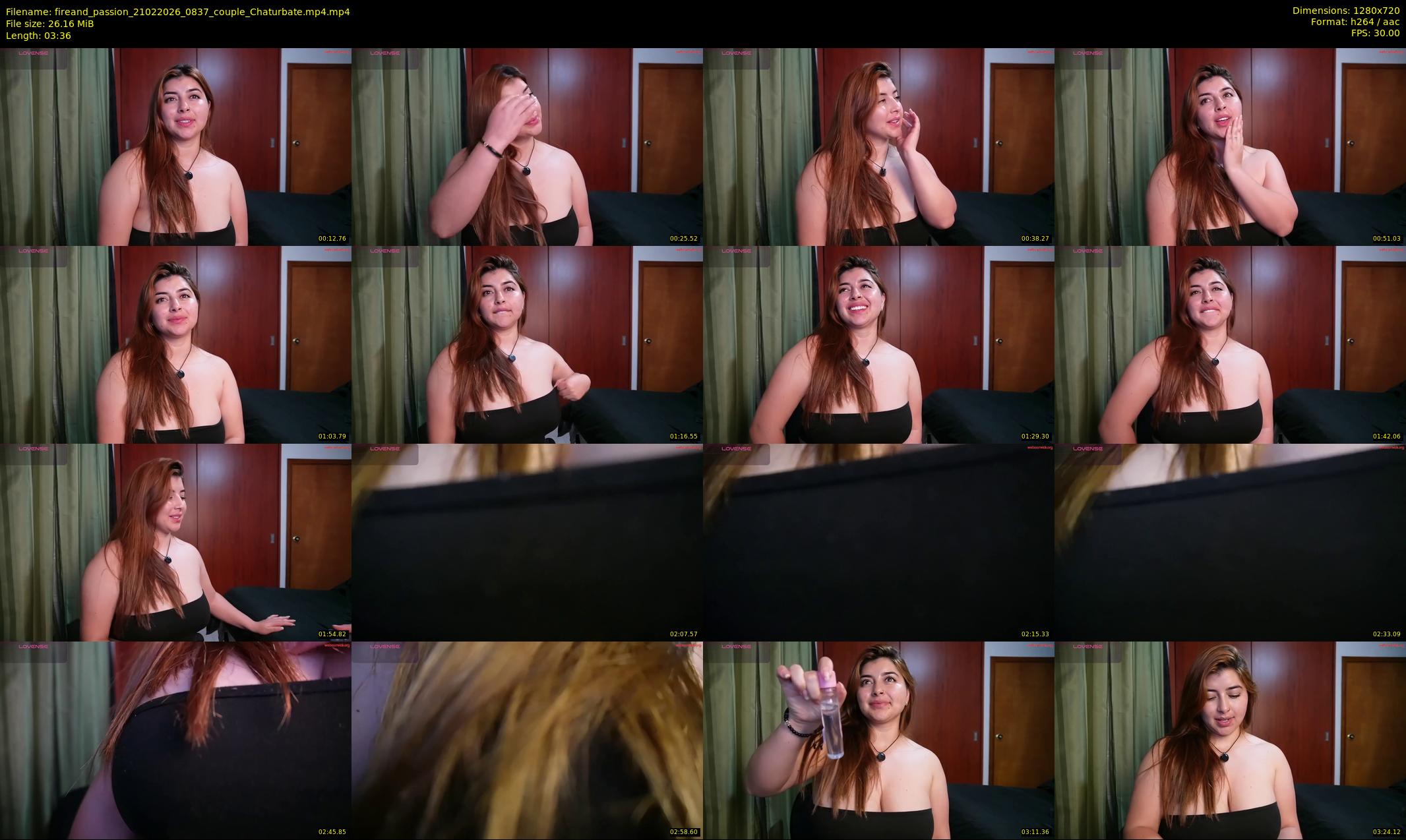 fireand_passion — 4 minute Chaturbate couple cam show recording, 720p, Feb 21, 2026