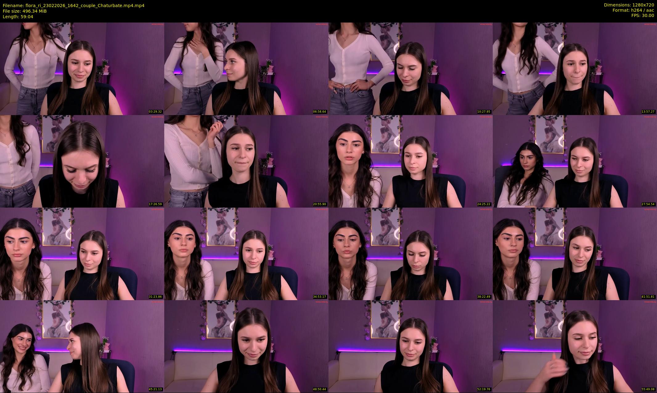 flora_ri — 60 minute Chaturbate female cam show recording, 720p, Feb 23, 2026