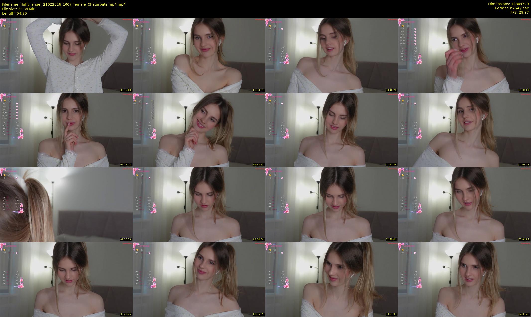 fluffy_angel — 5 minute Chaturbate female cam show recording, 720p, Feb 21, 2026