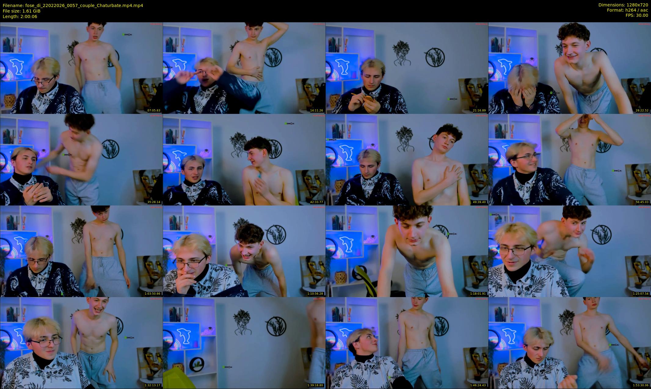 fose_di — 121 minute Chaturbate male cam show recording, 720p, Feb 22, 2026