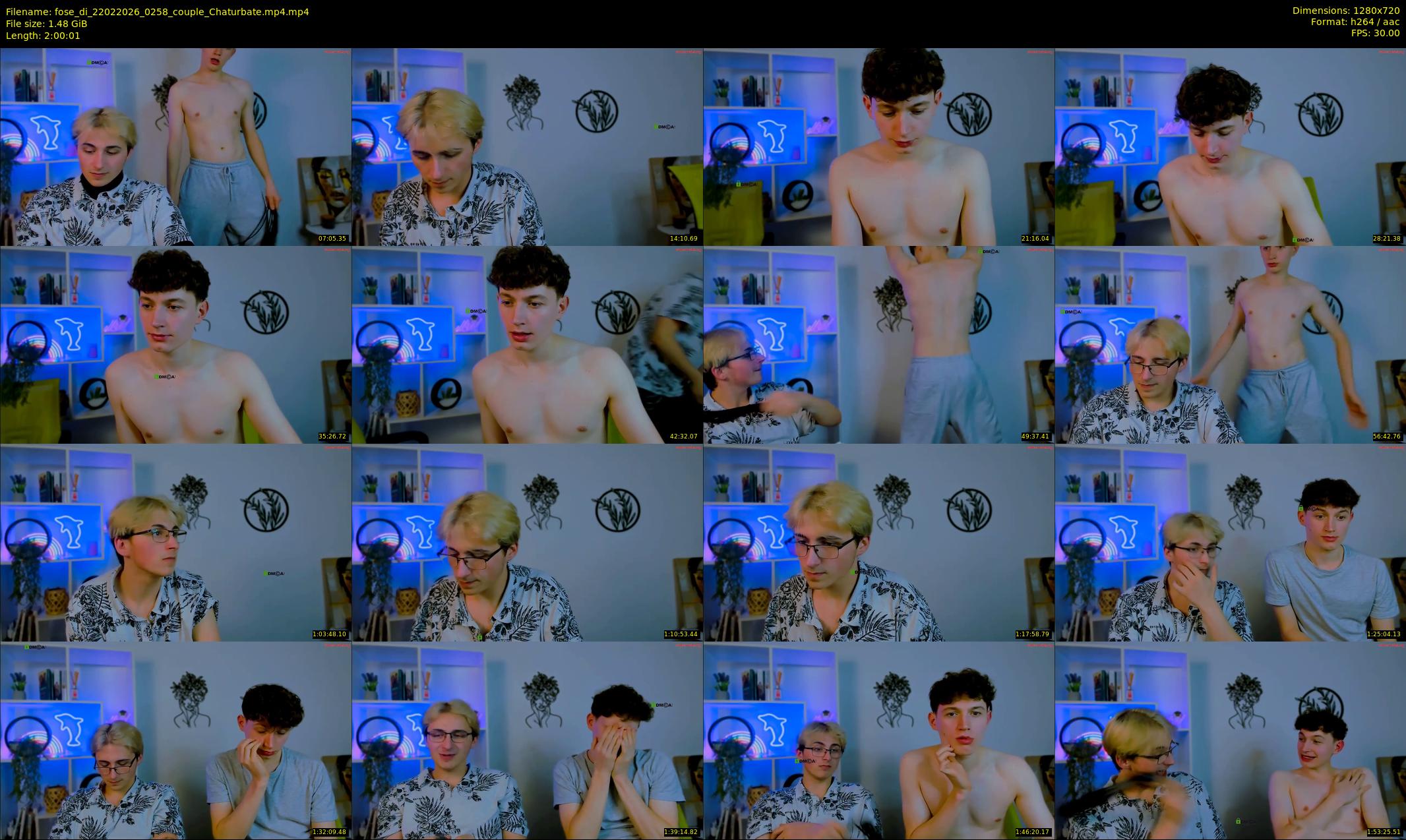 fose_di — 121 minute Chaturbate male cam show recording, 720p, Feb 22, 2026