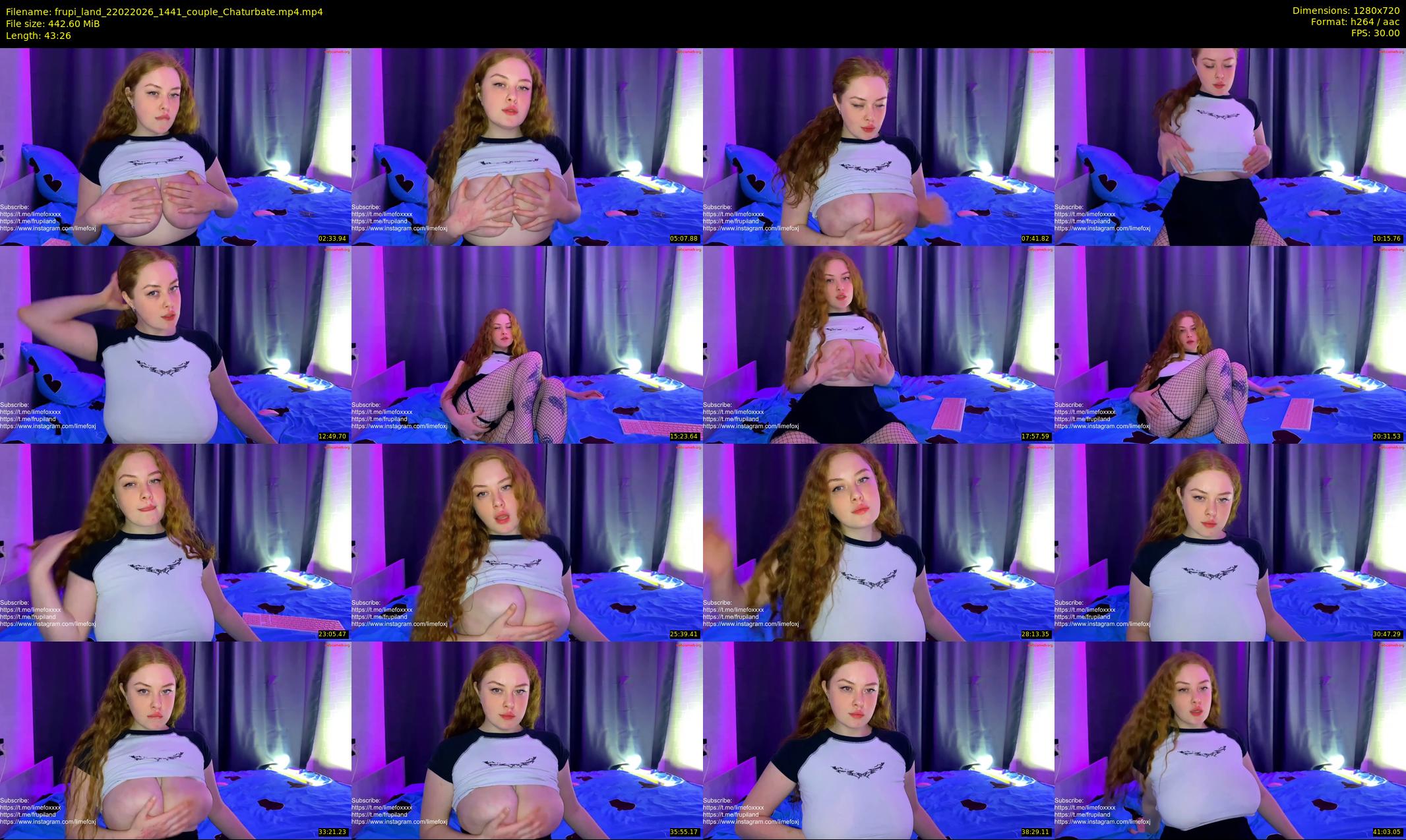 frupi_land — 44 minute Chaturbate couple cam show recording, 720p, Feb 22, 2026