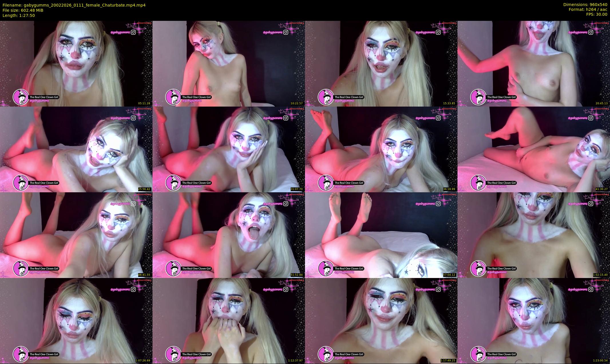 gabygumms — 88 minute Chaturbate female cam show recording, 480p, Feb 20, 2026
