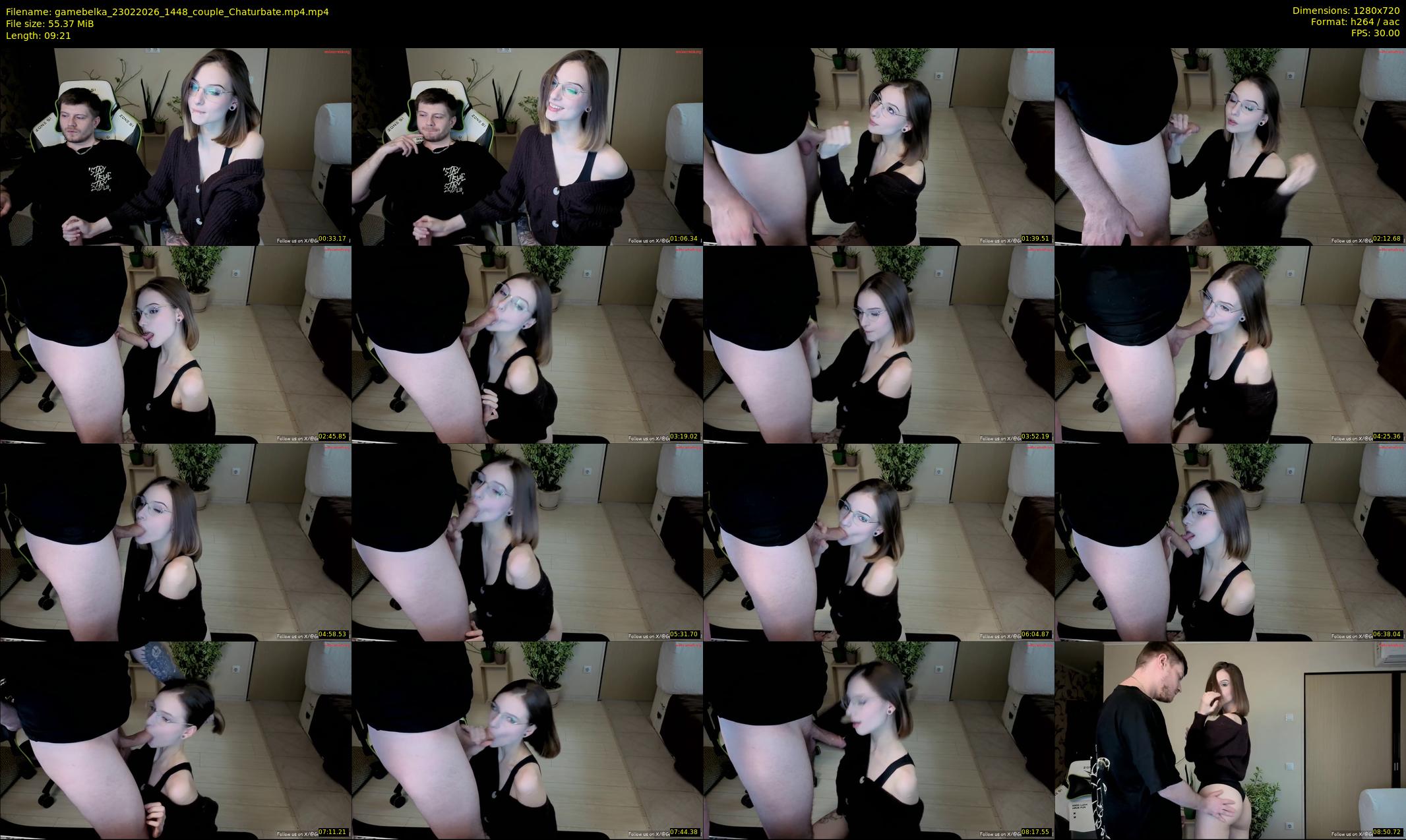 gamebelka — 10 minute Chaturbate couple cam show recording, 720p, Feb 23, 2026