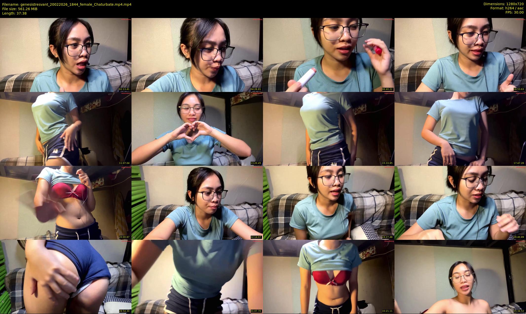 genesistresvant — 38 minute Chaturbate female cam show recording, 720p, Feb 20, 2026