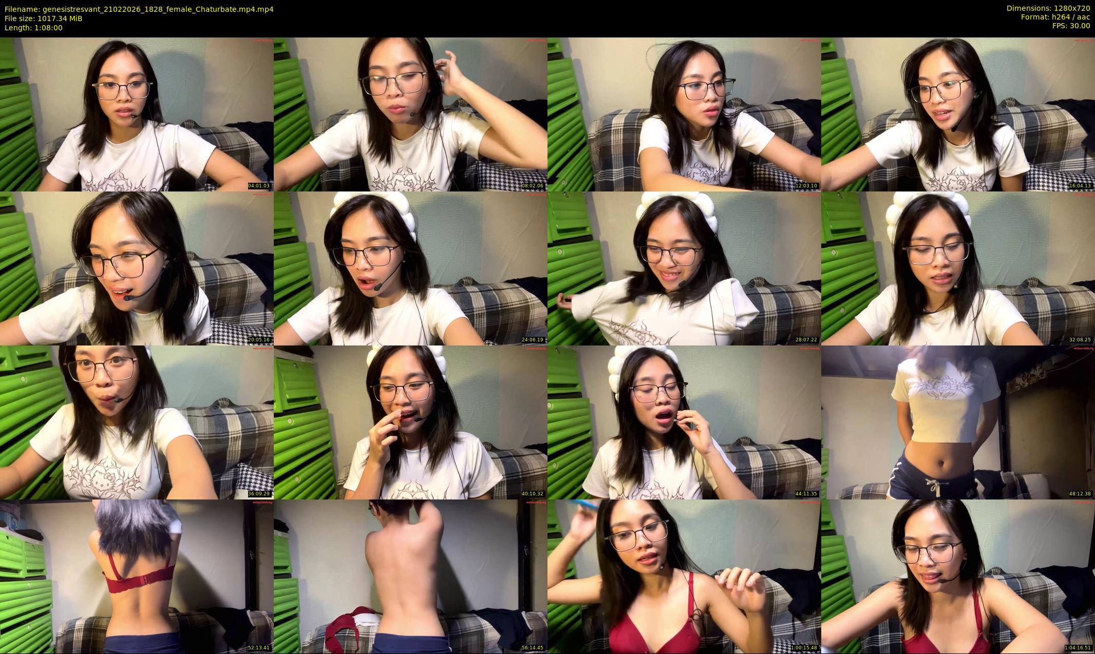 genesistresvant — 68 minute Chaturbate female cam show recording, 720p, Feb 21, 2026