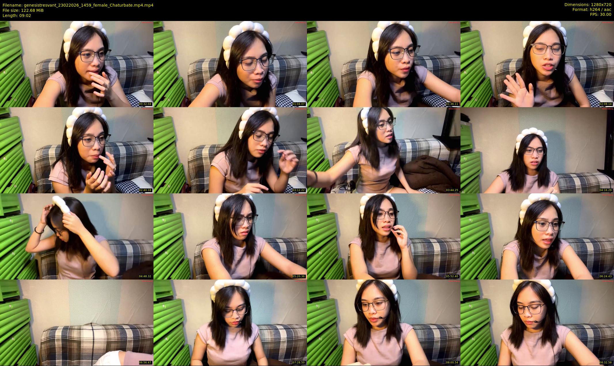 genesistresvant — 10 minute Chaturbate female cam show recording, 720p, Feb 23, 2026