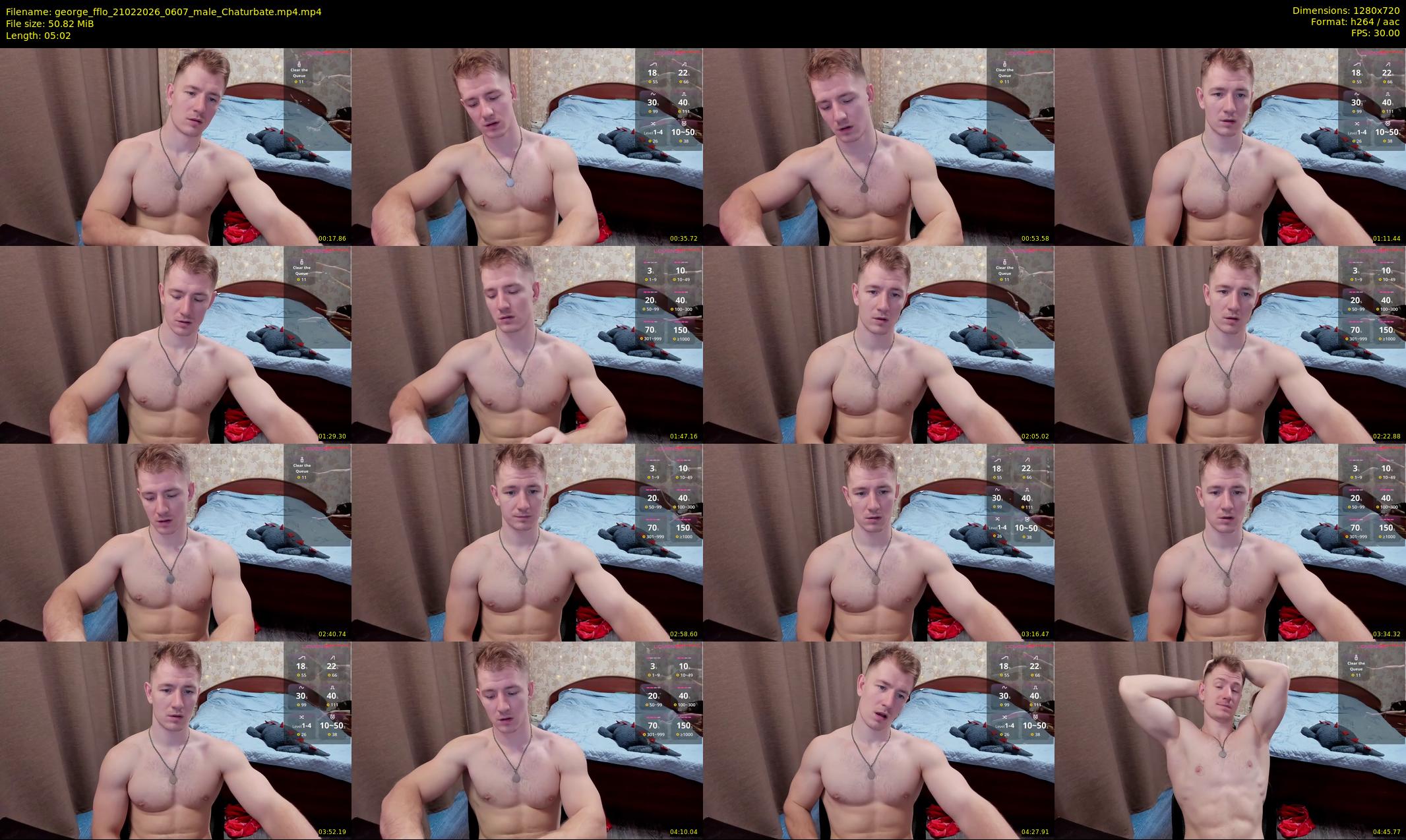 george_fflo — 6 minute Chaturbate male cam show recording, 720p, Feb 21, 2026
