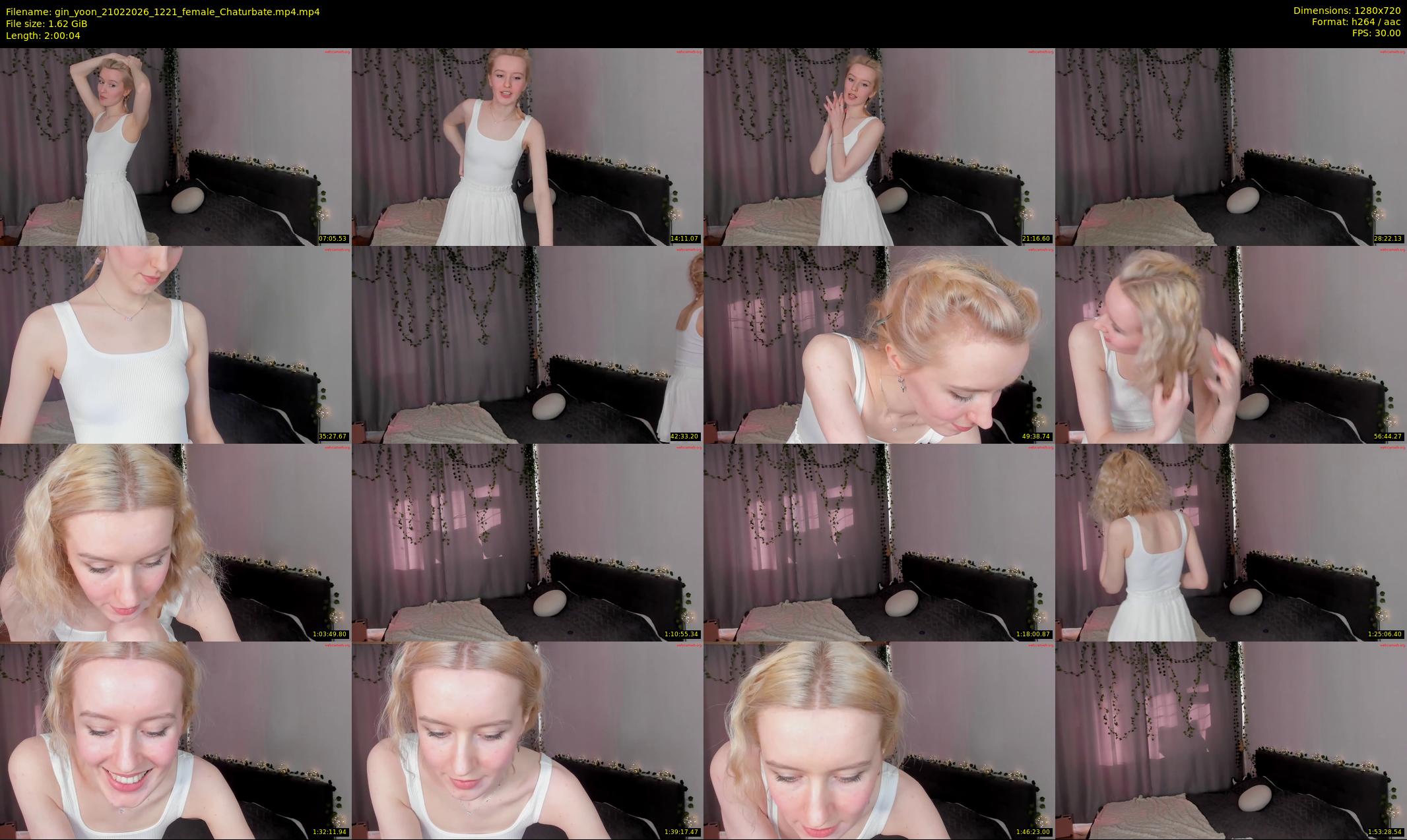 gin_yoon — 121 minute Chaturbate female cam show recording, 720p, Feb 21, 2026