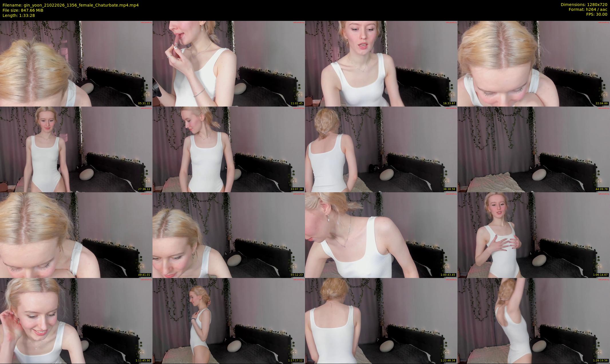 gin_yoon — 94 minute Chaturbate female cam show recording, 720p, Feb 21, 2026