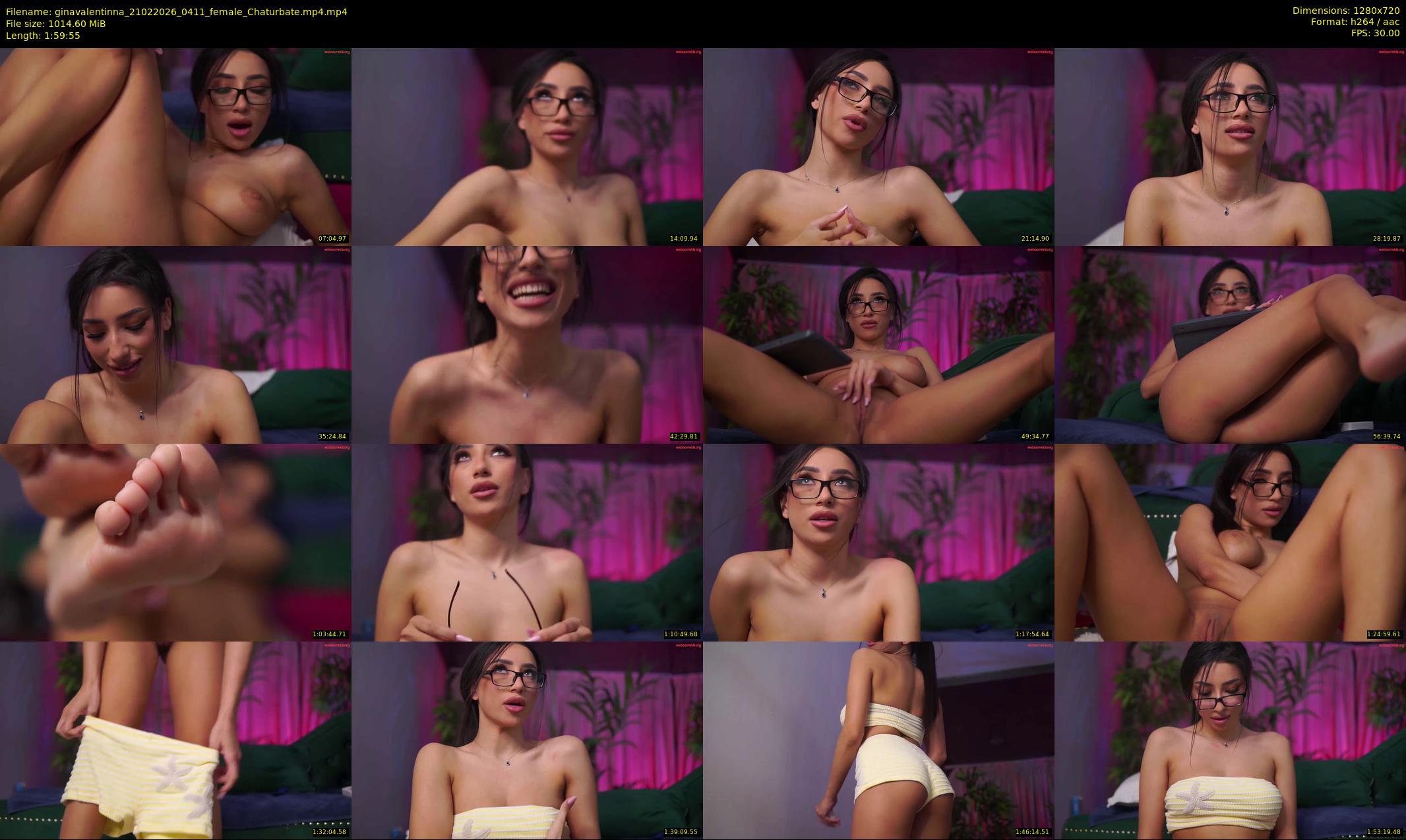 ginavalentinna — 120 minute Chaturbate female cam show recording, 720p, Feb 21, 2026