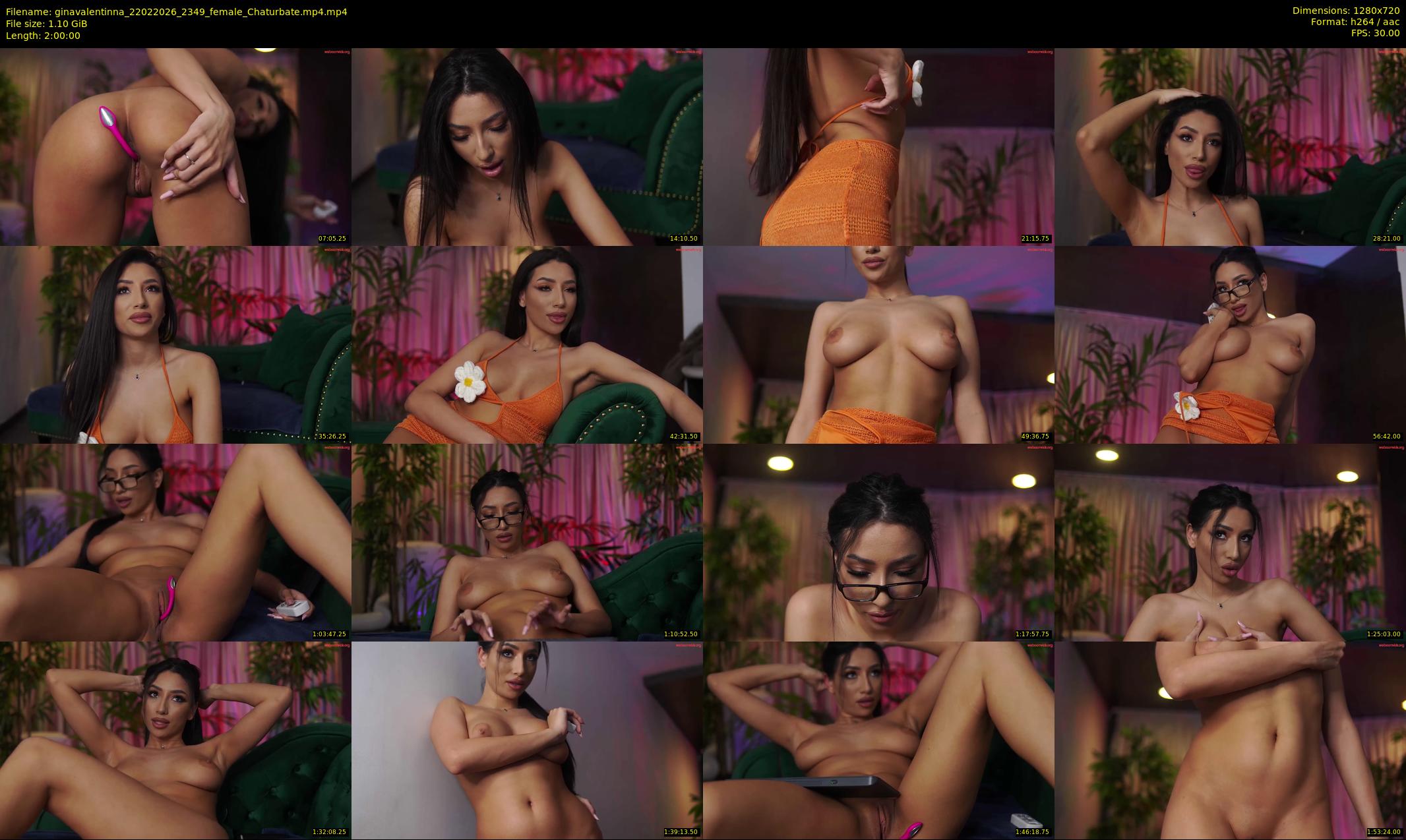 ginavalentinna — 120 minute Chaturbate female cam show recording, 720p, Feb 22, 2026