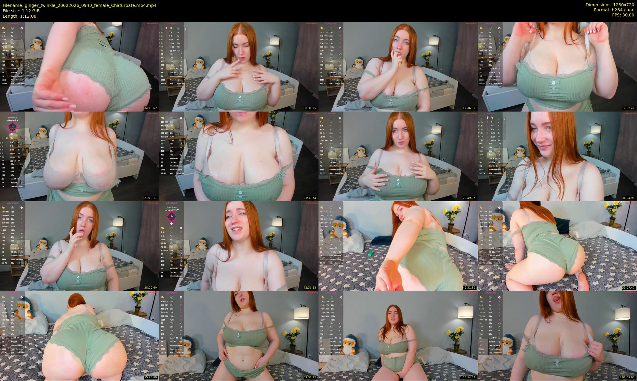 ginger_twinkle — 73 minute Chaturbate female cam show recording, 720p, Feb 20, 2026