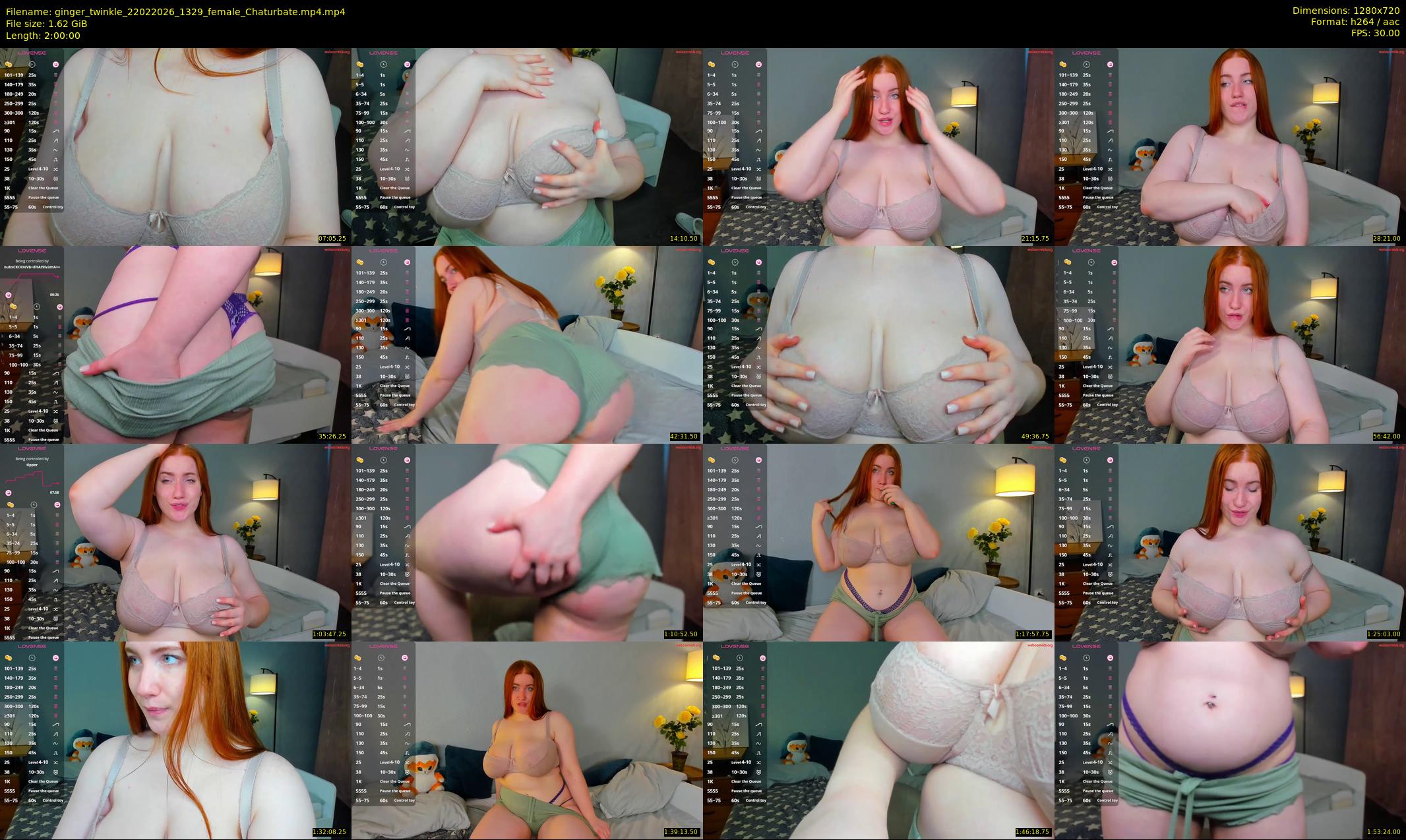 ginger_twinkle — 120 minute Chaturbate female cam show recording, 720p, Feb 22, 2026