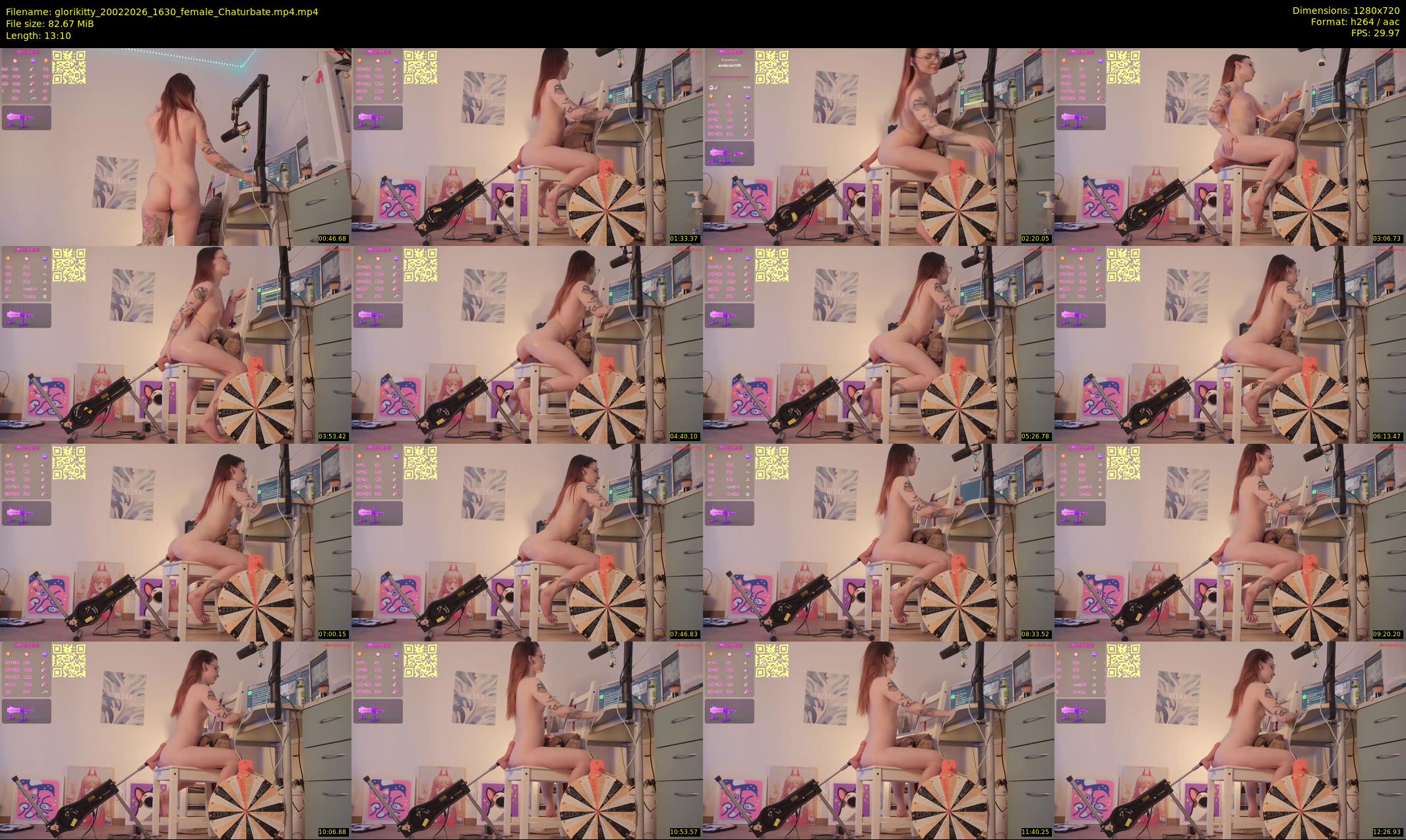 glorikitty — 14 minute Chaturbate female cam show recording, 720p, Feb 20, 2026