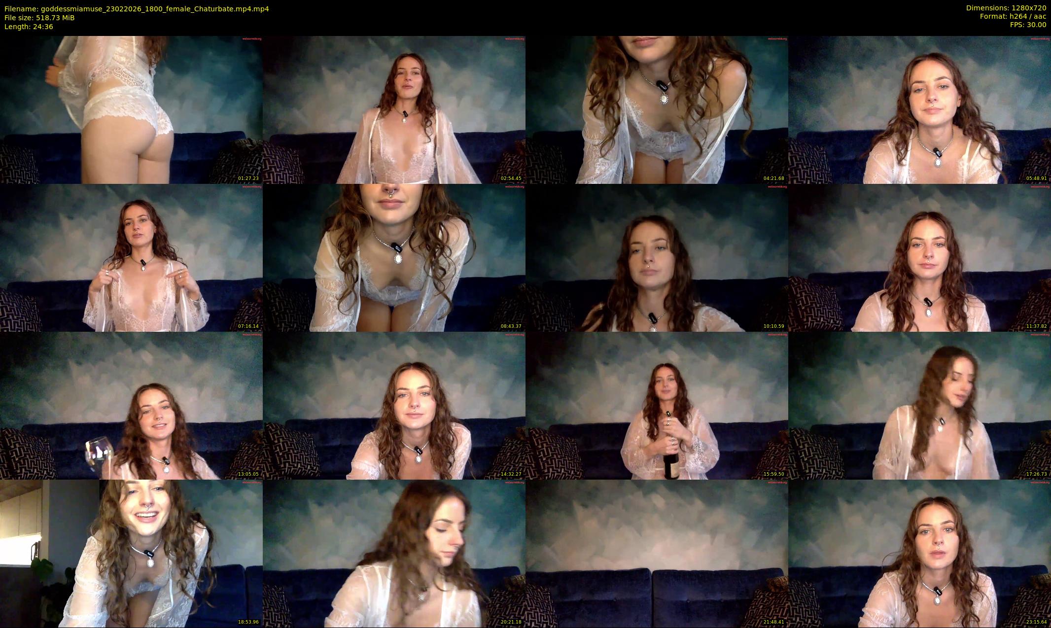 goddessmiamuse — 25 minute Chaturbate female cam show recording, 720p, Feb 23, 2026