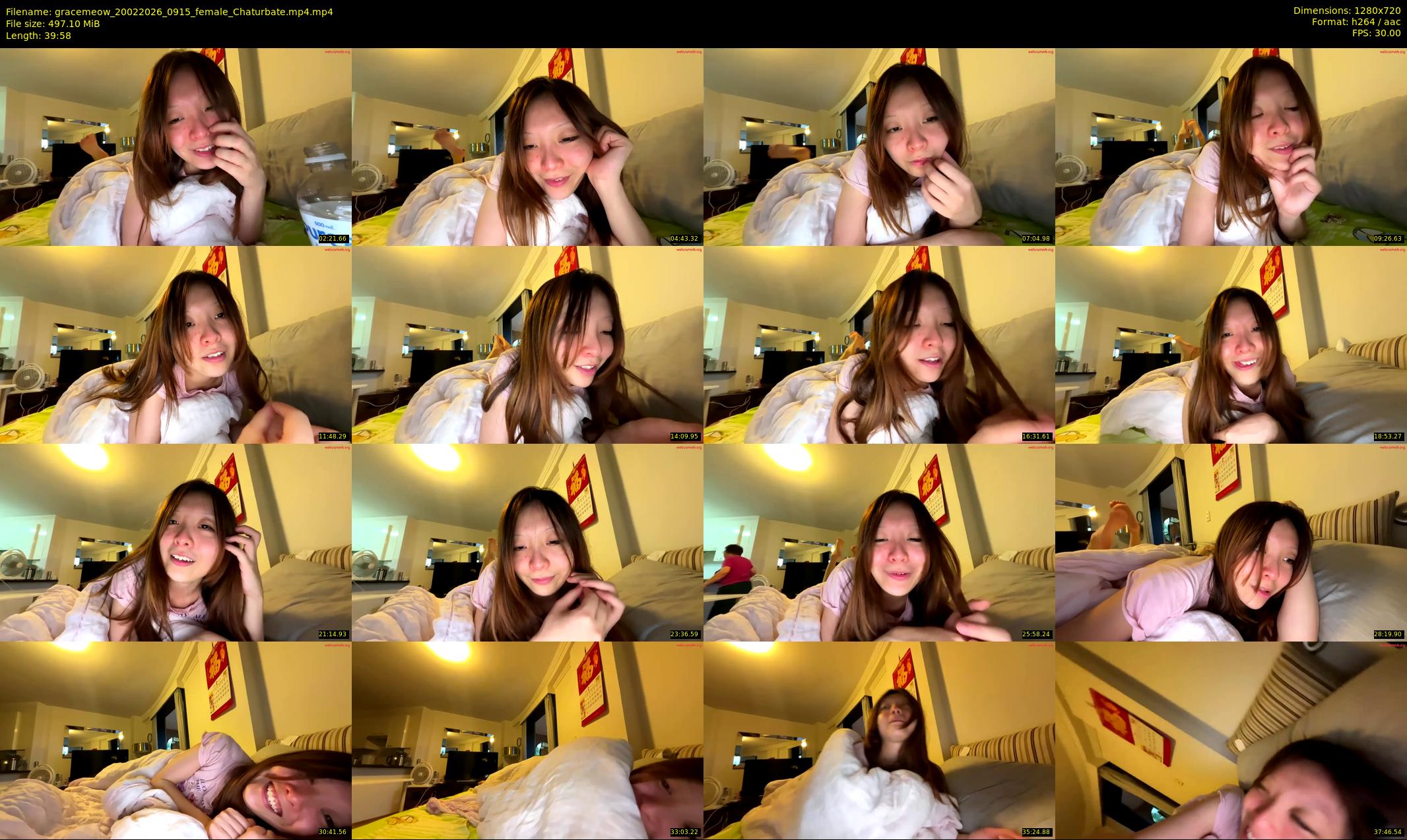 gracemeow — 40 minute Chaturbate female cam show recording, 720p, Feb 20, 2026