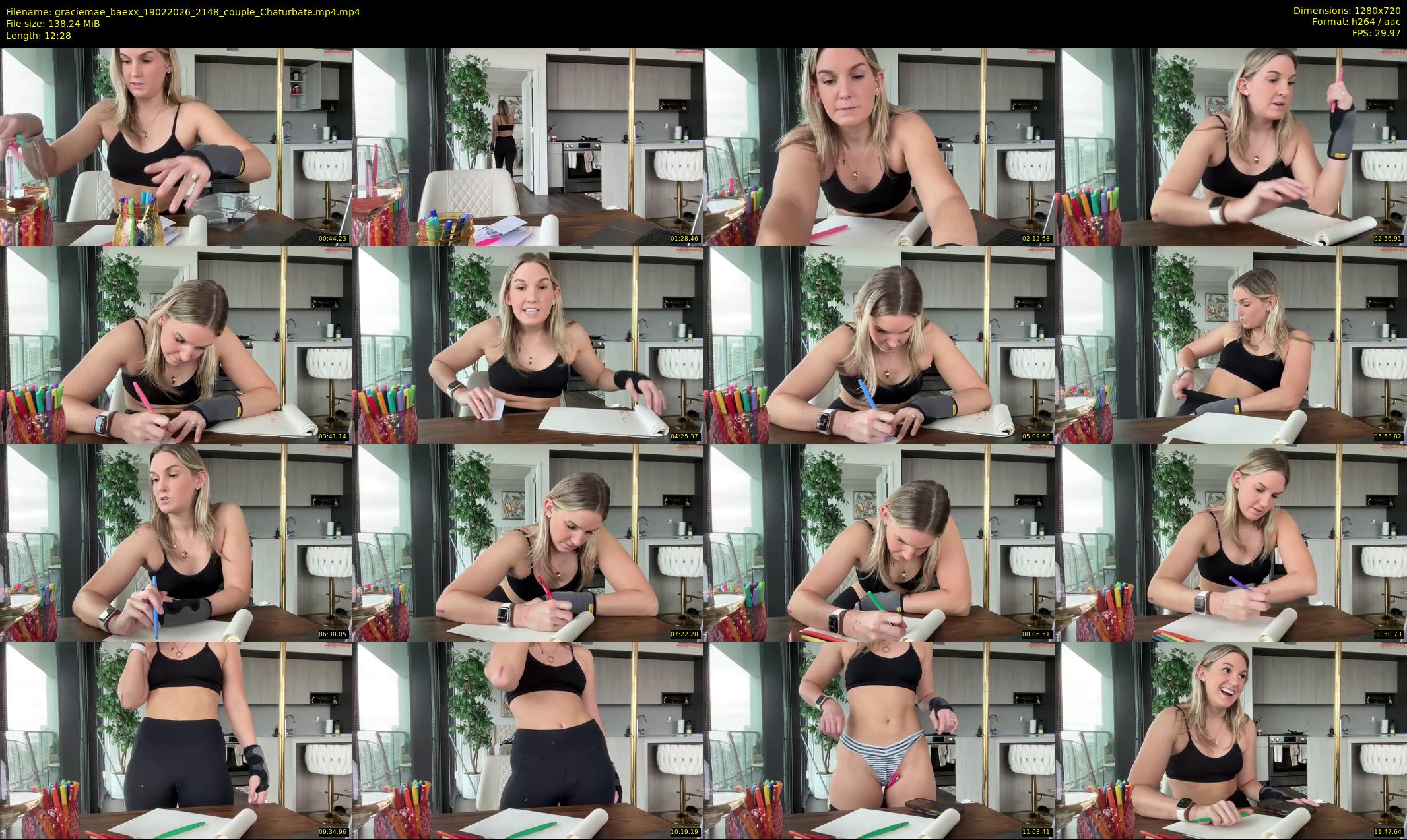 graciemae_baexx — 13 minute Chaturbate female cam show recording, 720p, Feb 19, 2026