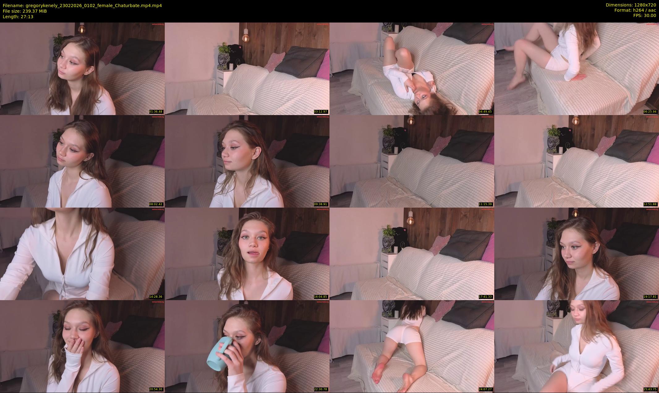 gregorykenely — 28 minute Chaturbate female cam show recording, 720p, Feb 23, 2026