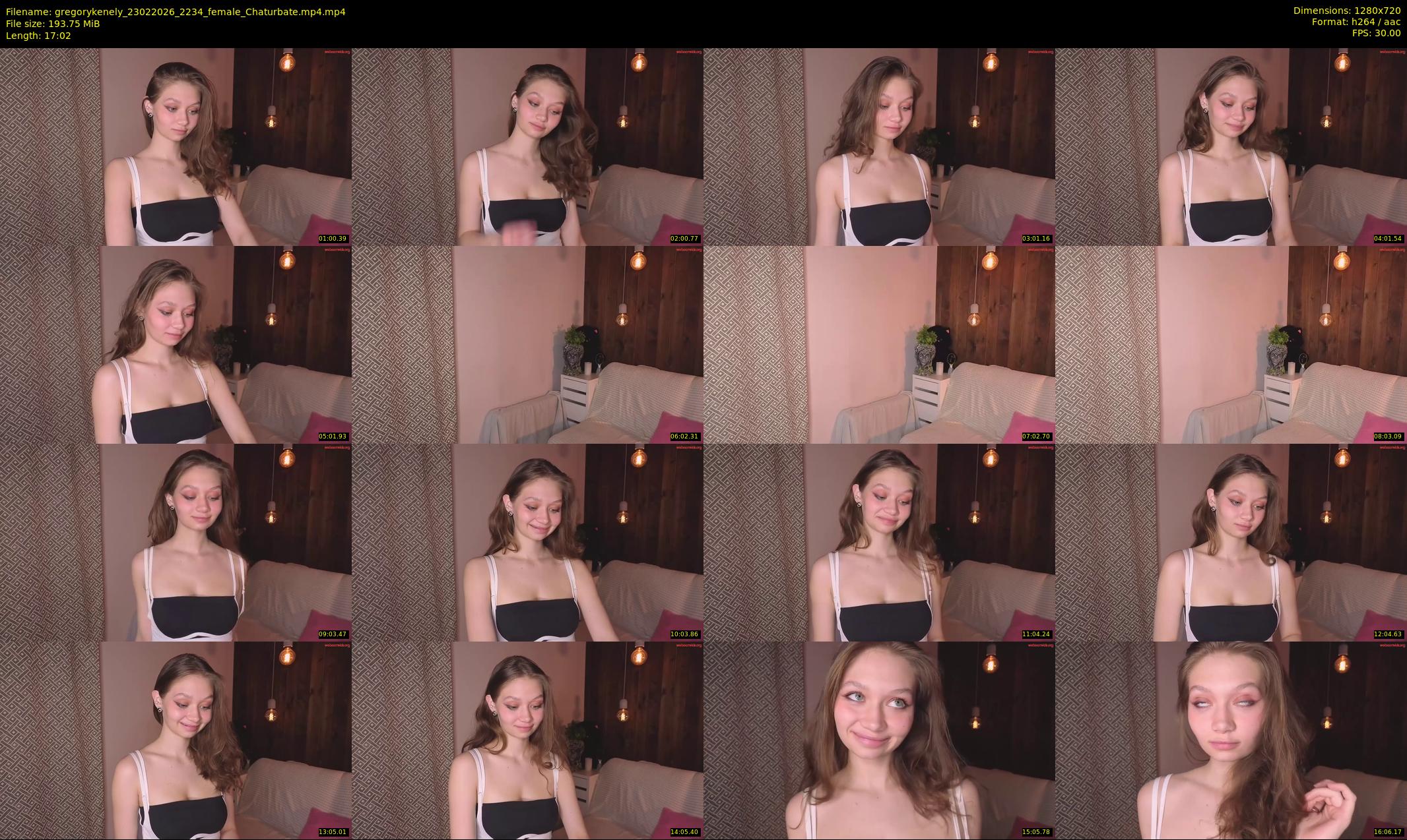 gregorykenely — 18 minute Chaturbate female cam show recording, 720p, Feb 23, 2026