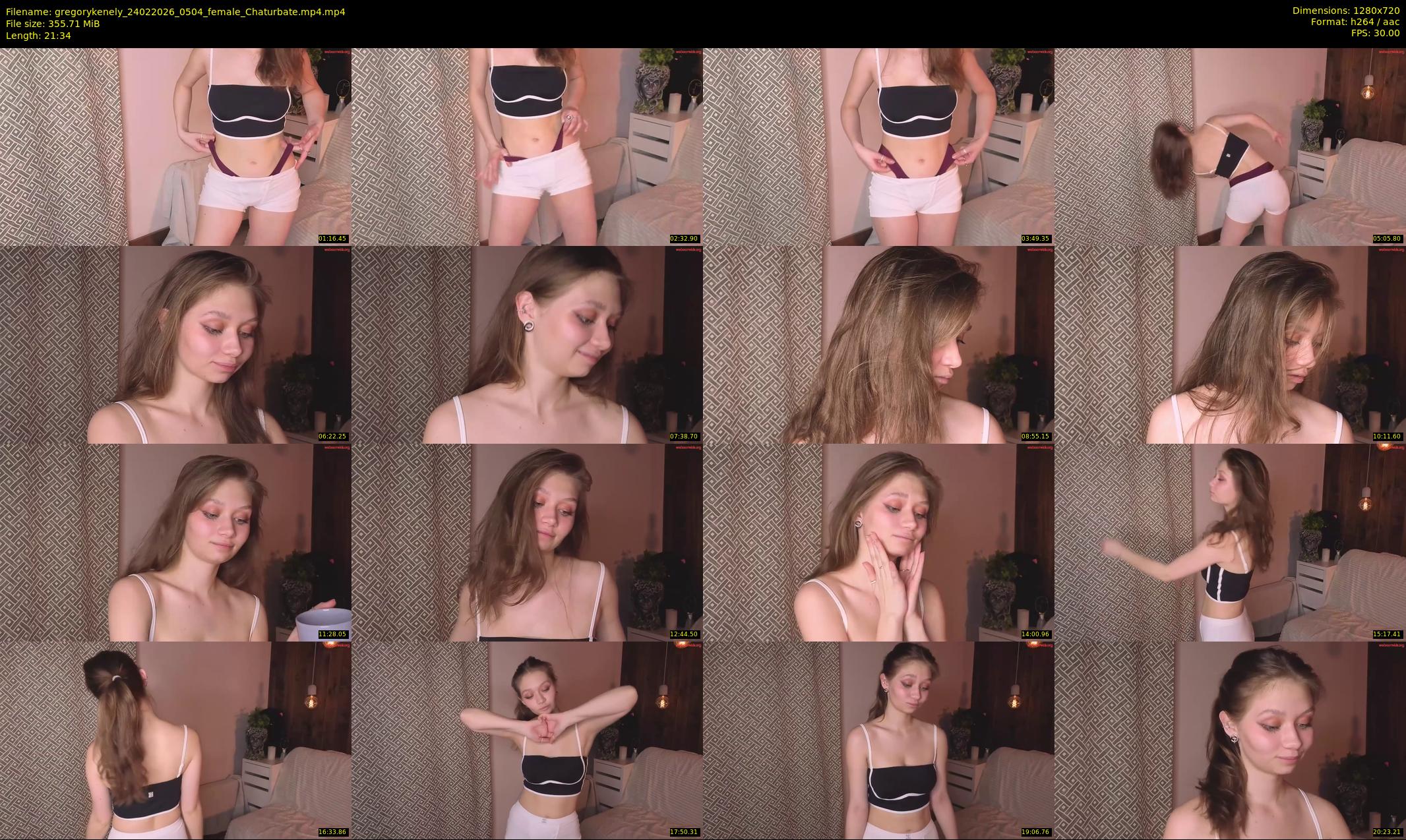 gregorykenely — 22 minute Chaturbate female cam show recording, 720p, Feb 24, 2026
