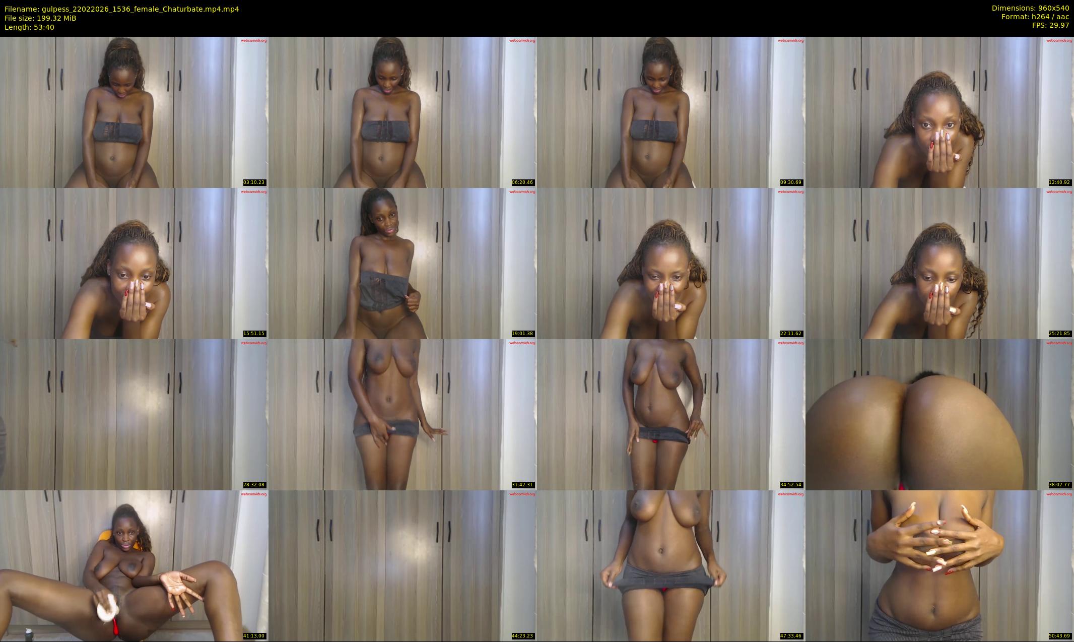 gulpess — 54 minute Chaturbate female cam show recording, 480p, Feb 22, 2026