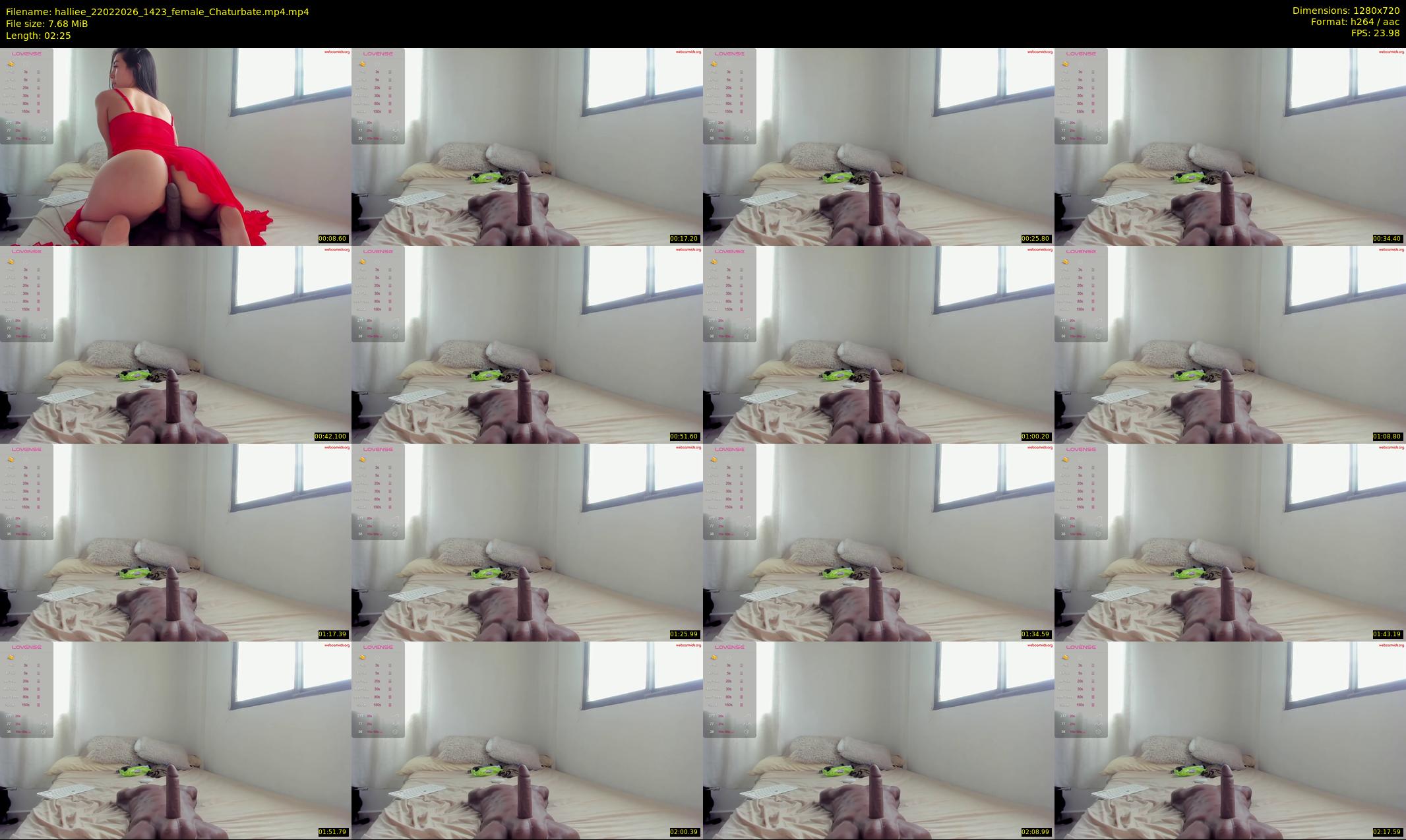 halliee — 3 minute Chaturbate couple cam show recording, 720p, Feb 22, 2026