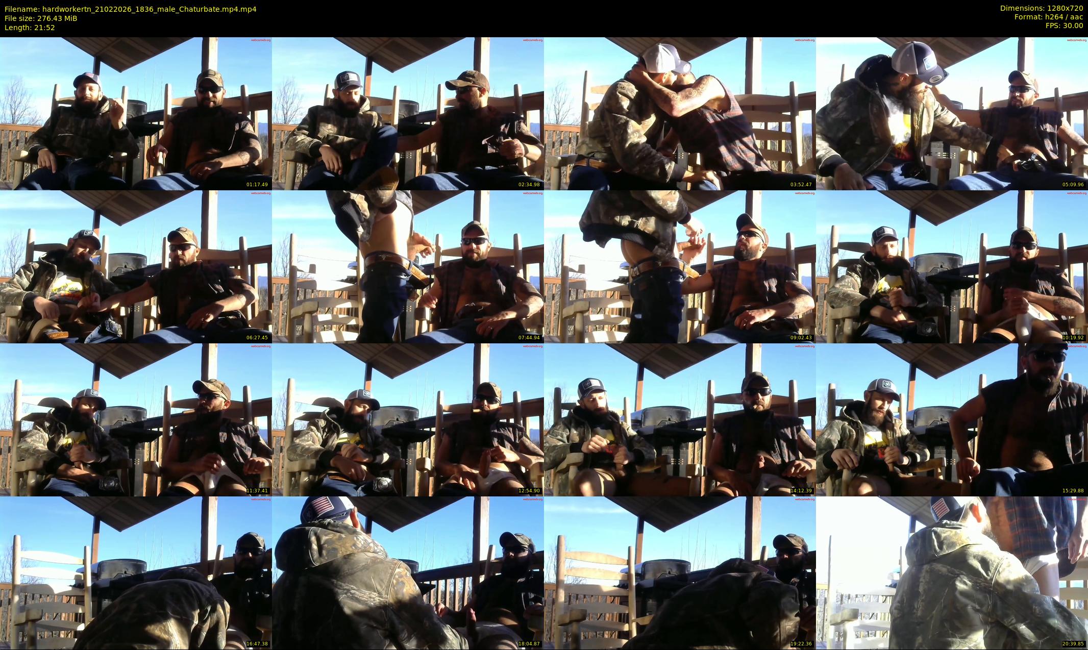 hardworkertn — 22 minute Chaturbate male cam show recording, 720p, Feb 21, 2026